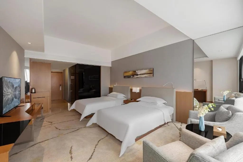 Bed in Huaqiang Plaza Hotel Shenzhen