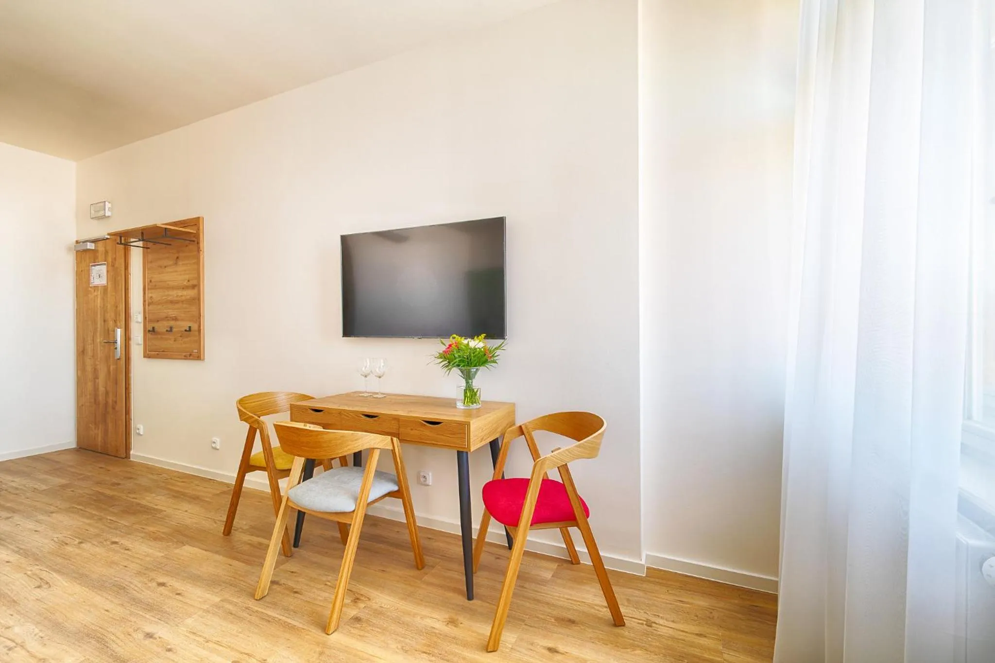 Seating area in Luma Terra Prague Hostel