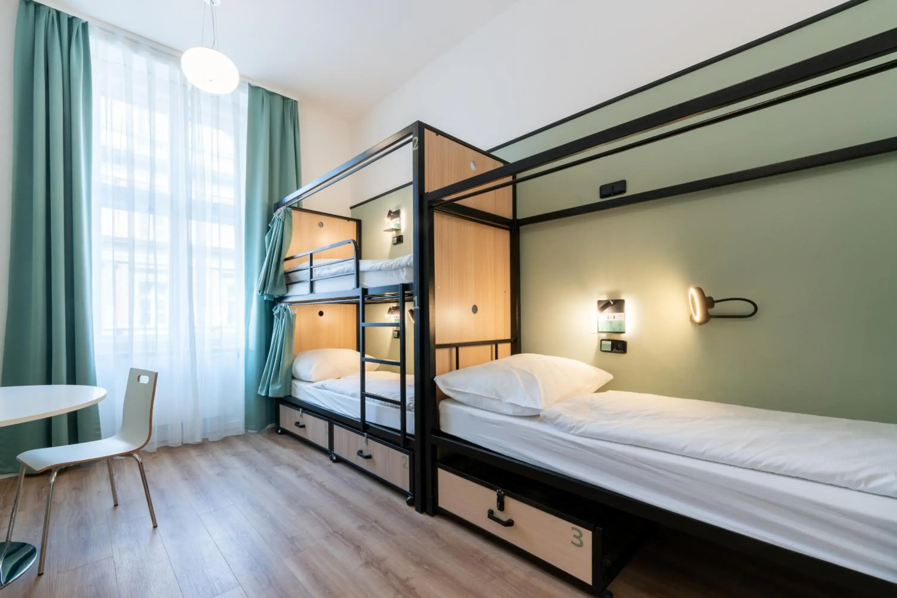 Bed in 6-Bed Female Dormitory Room in Luma Terra Prague Hostel Bed in 6-Bed Female Dormitory Room in Luma Terra Prague Hostel