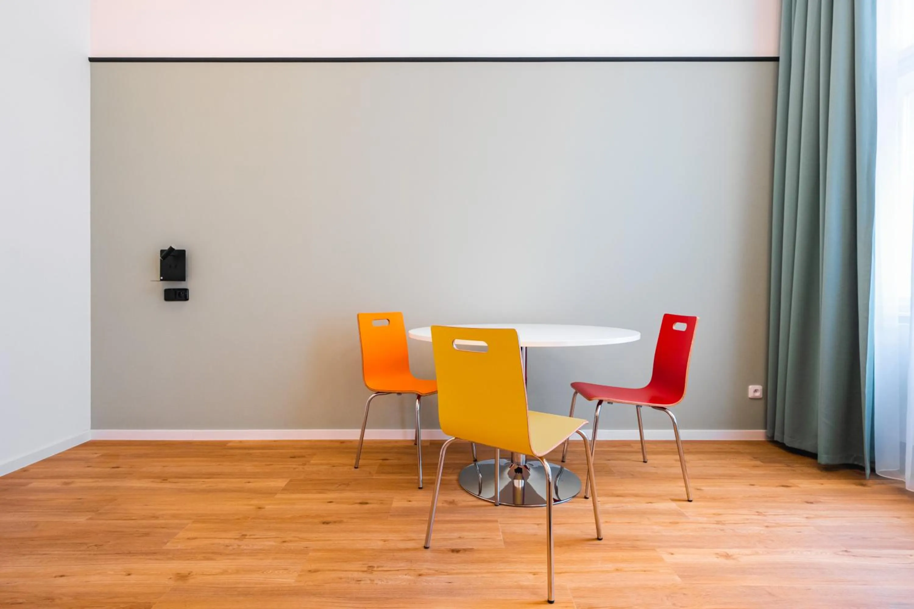 Seating area in Luma Terra Prague Hostel