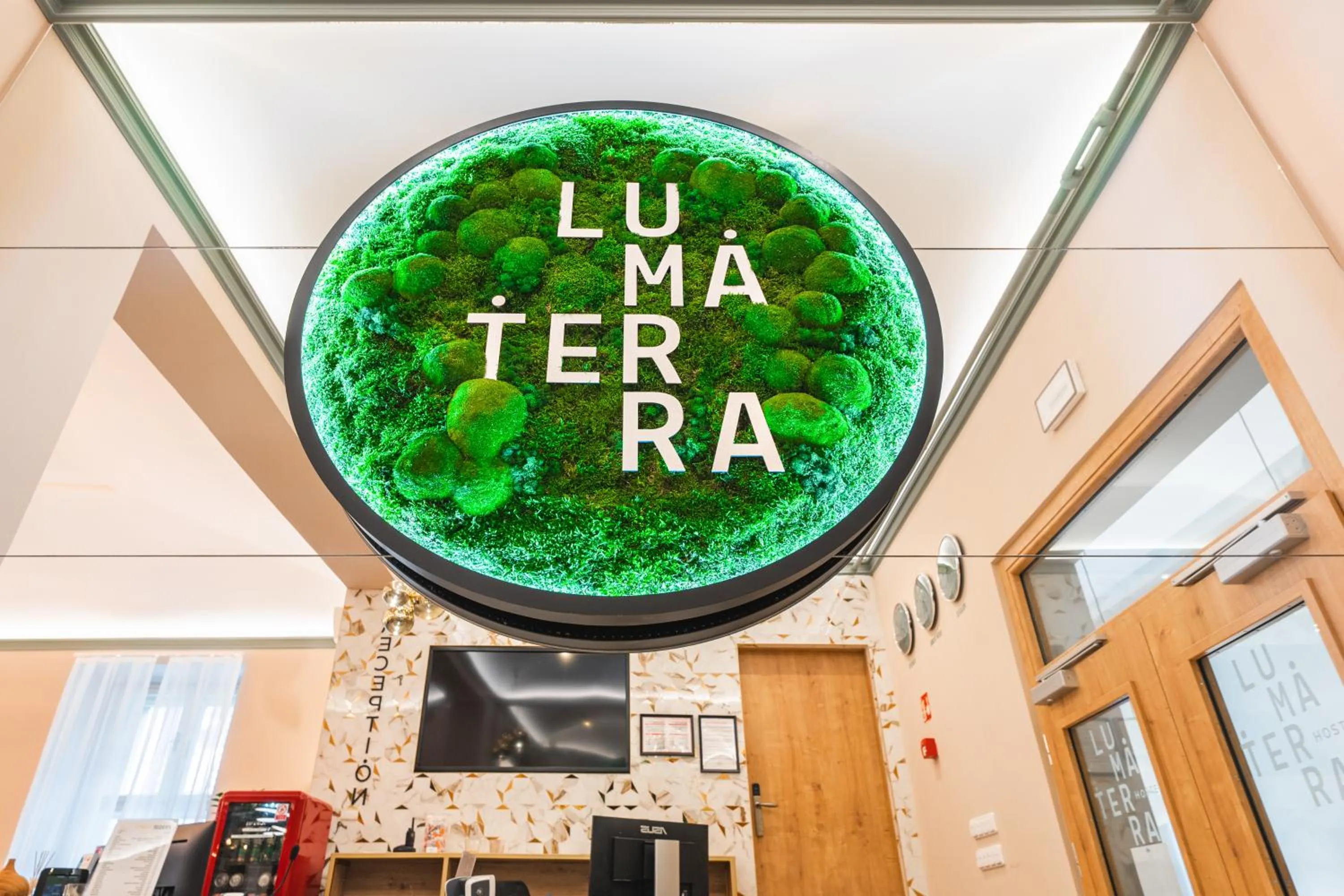 Lobby or reception in Luma Terra Prague Hostel