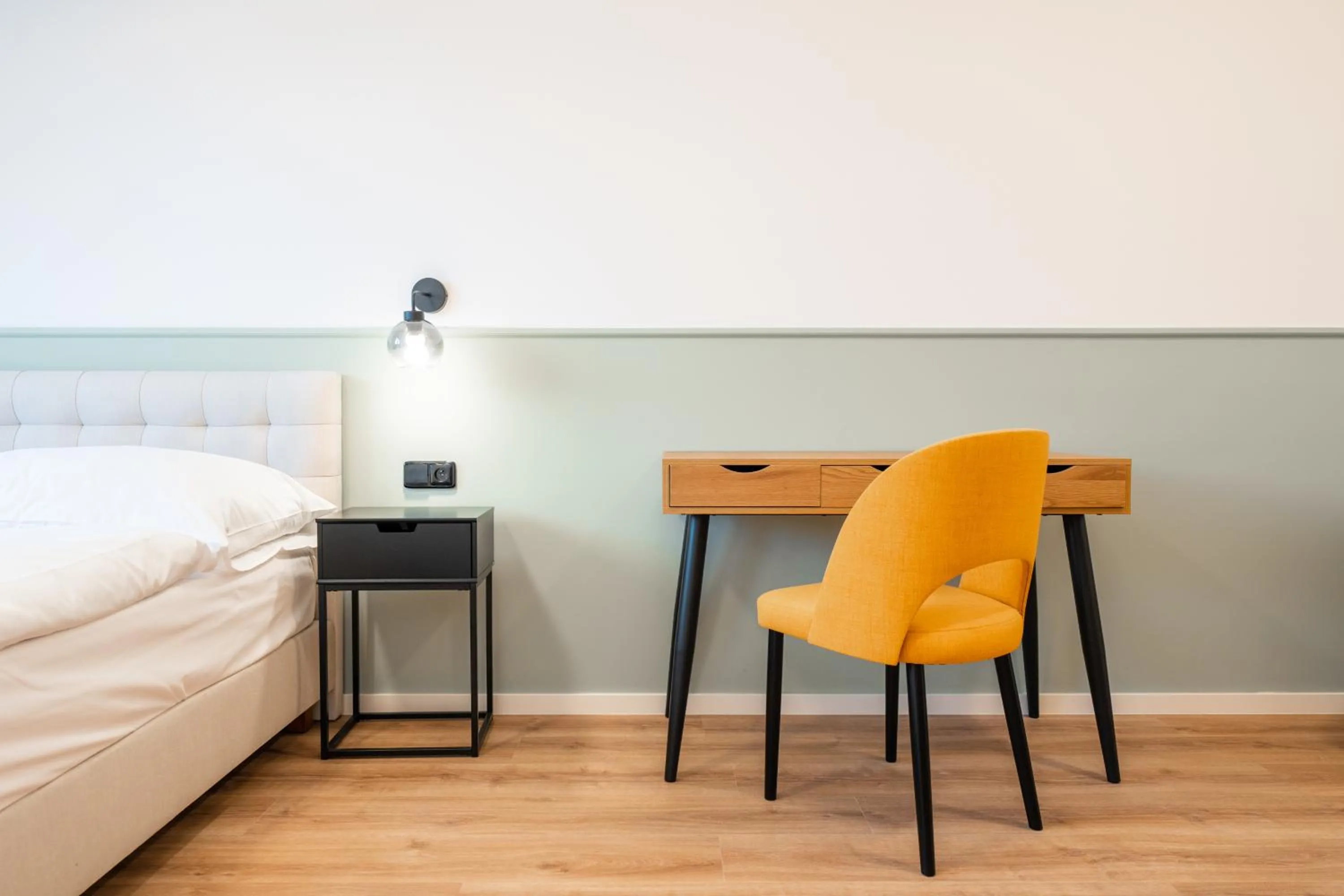 Seating area, Bed in Luma Terra Prague Hostel