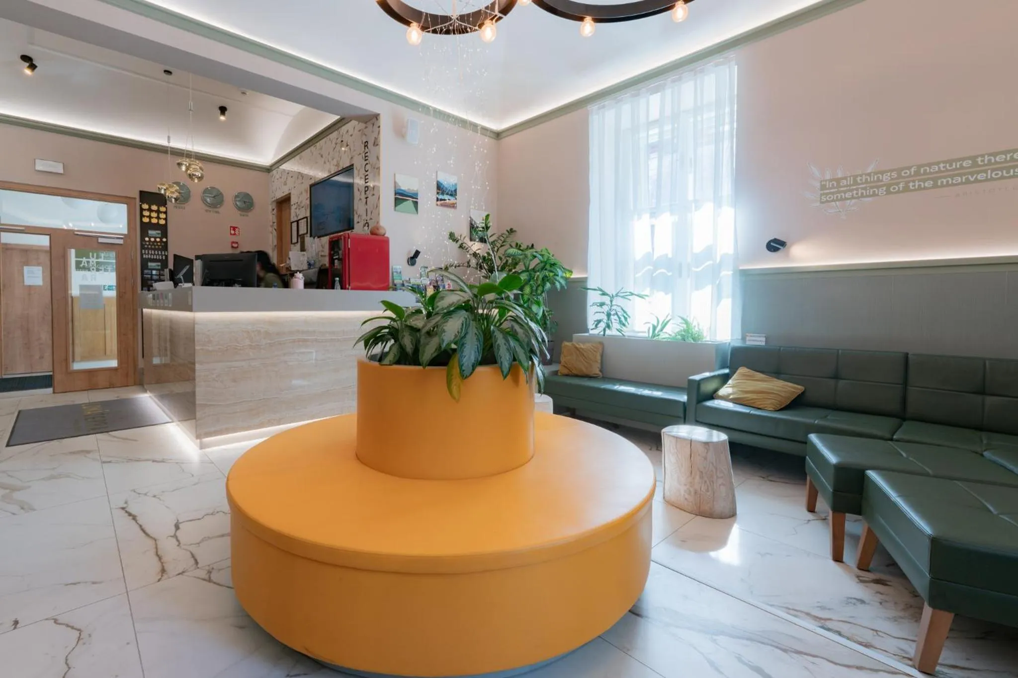 Lobby or reception in Luma Terra Prague Hostel