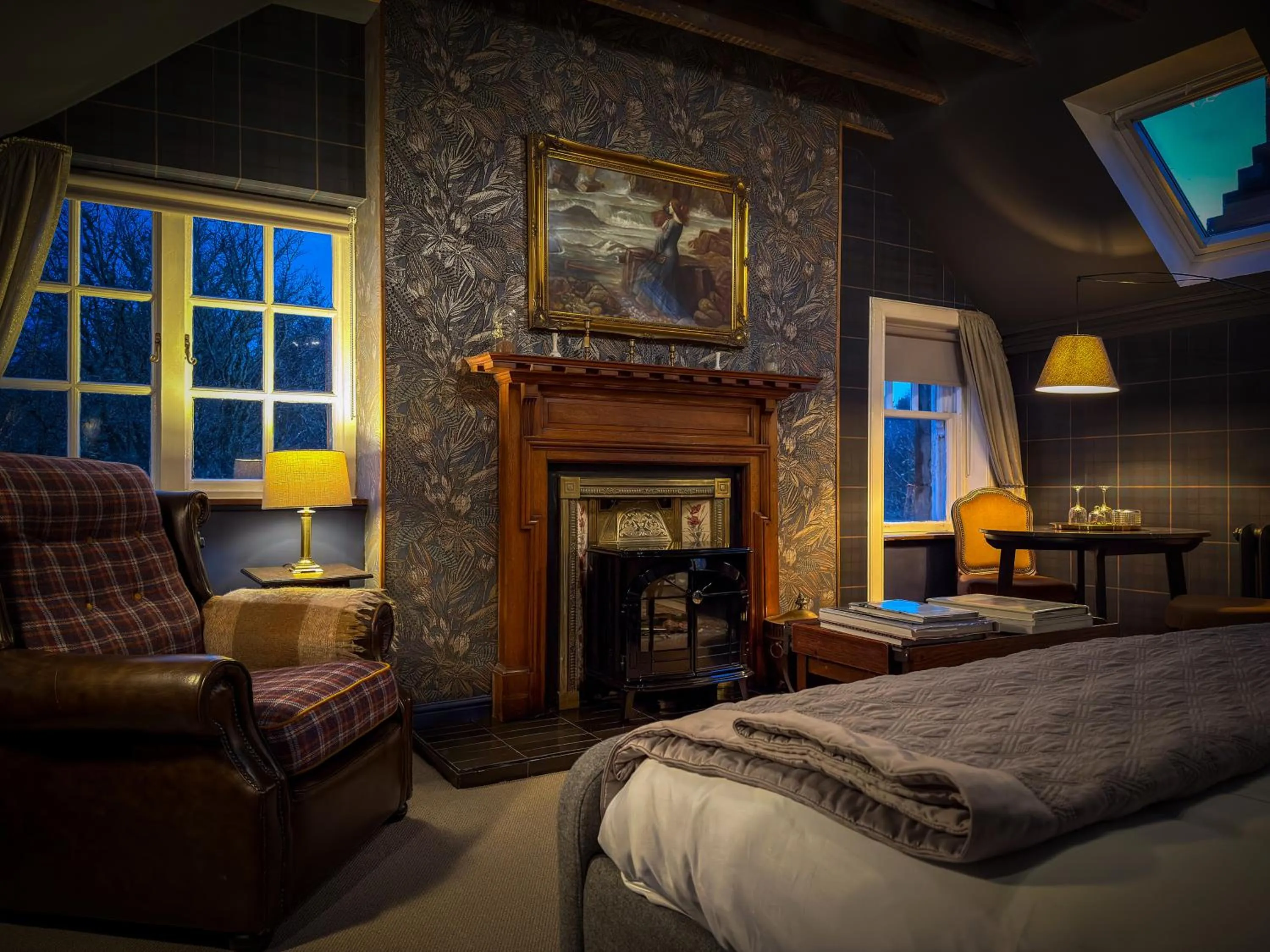 Bed in Glencruitten House