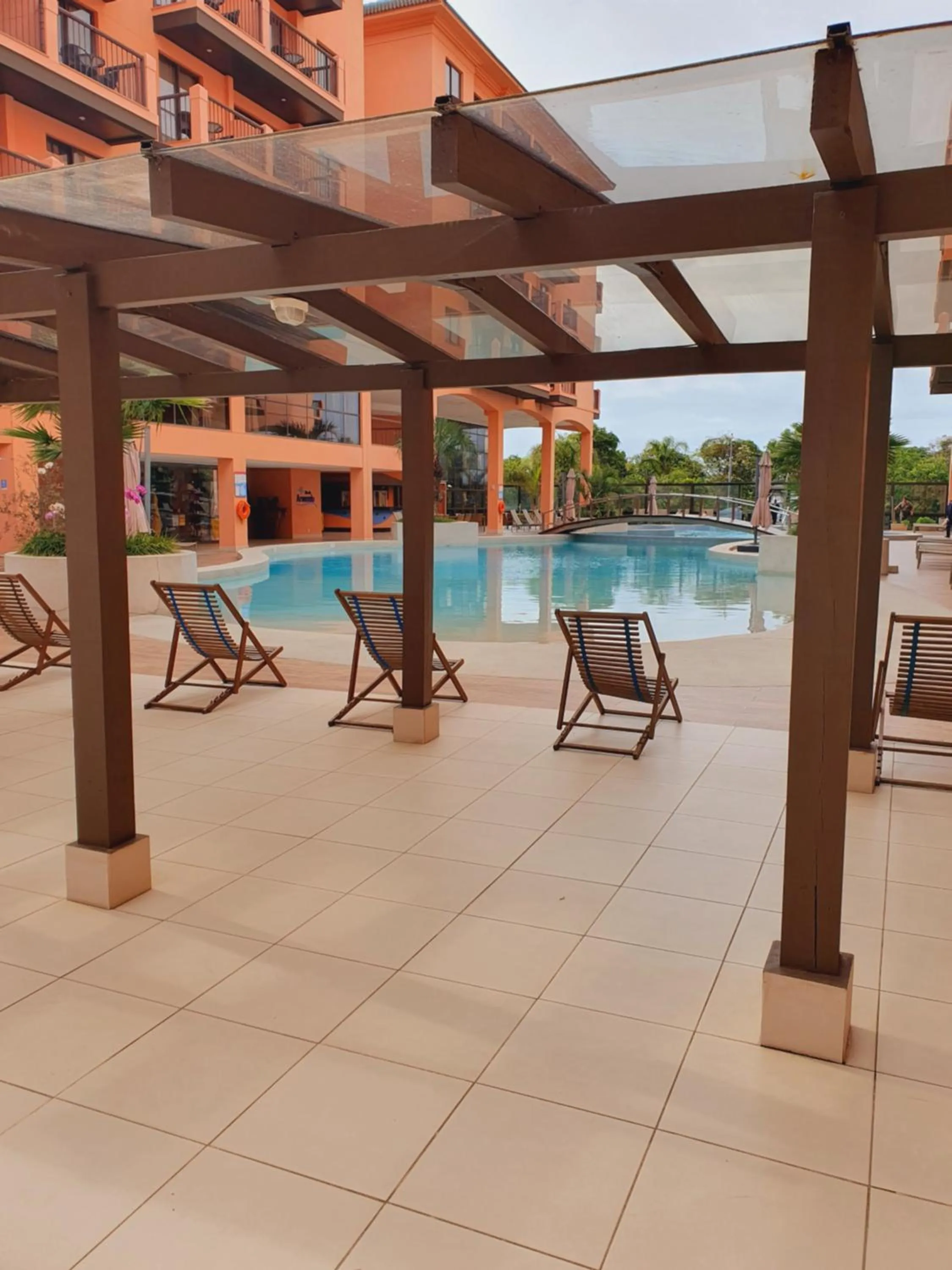 Pool view in Jurerê Beach Village