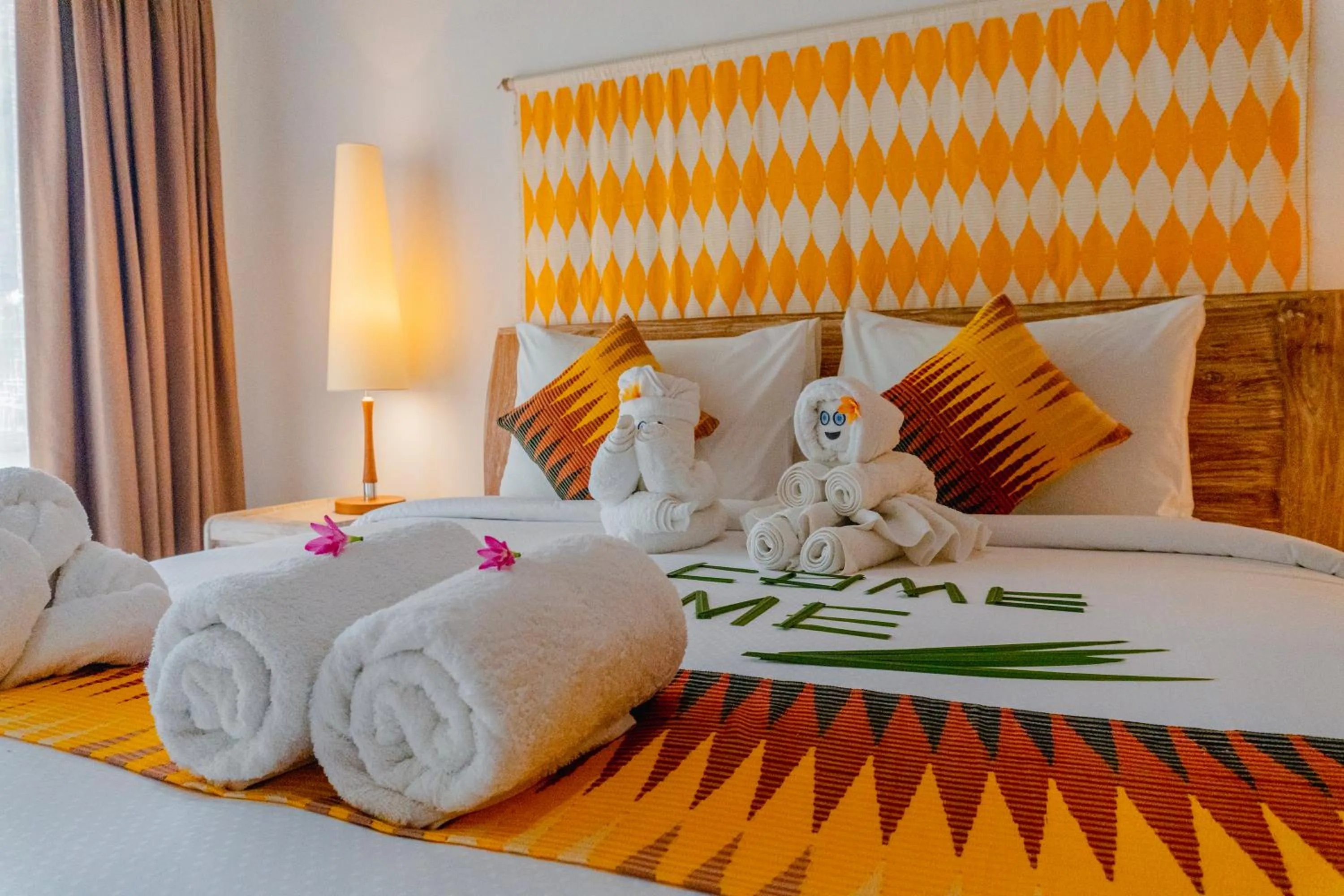 Bed in Caspla Resort by Loccal Collection