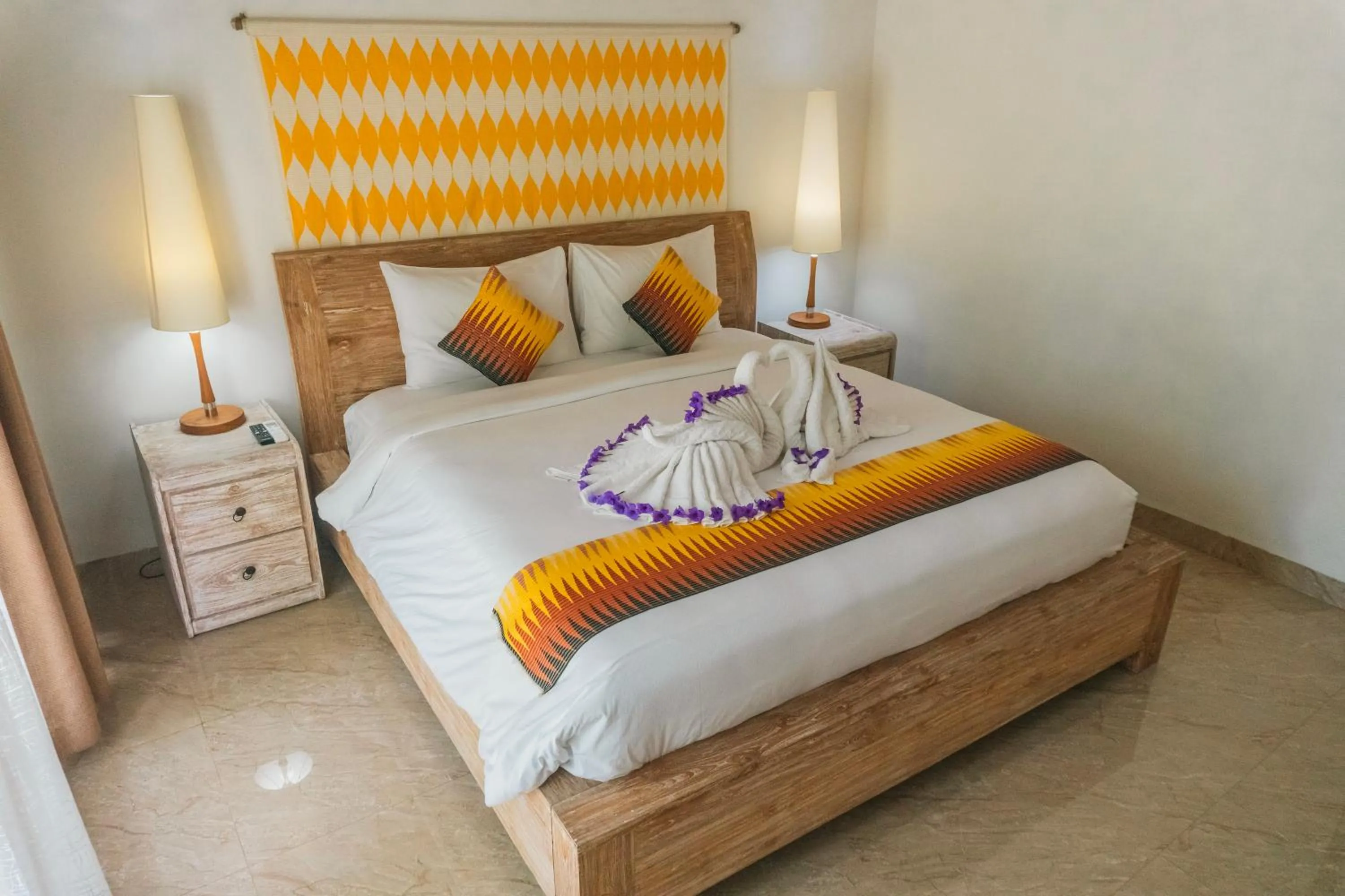 Bed in Caspla Resort by Loccal Collection