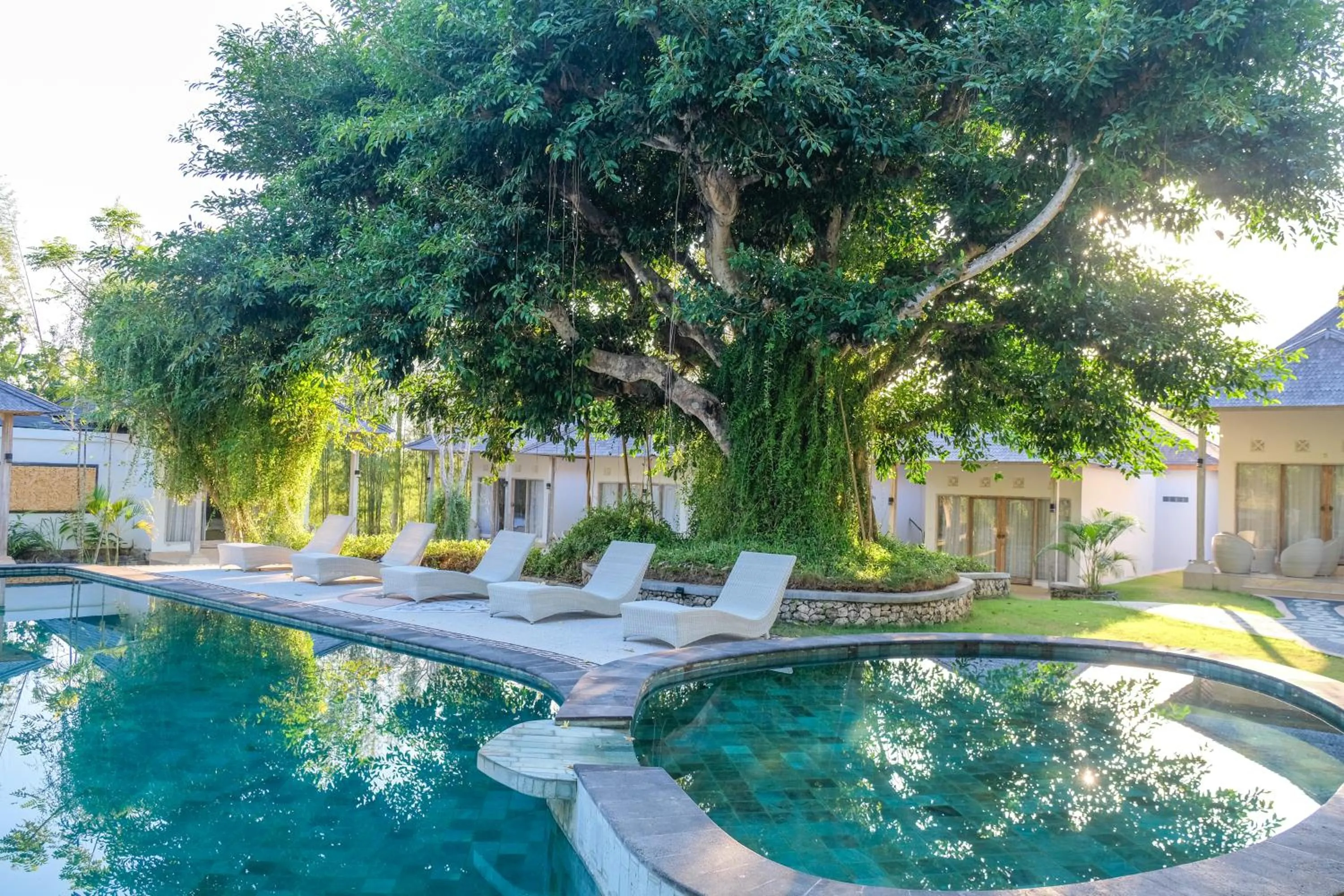 Pool view in Caspla Resort by Loccal Collection