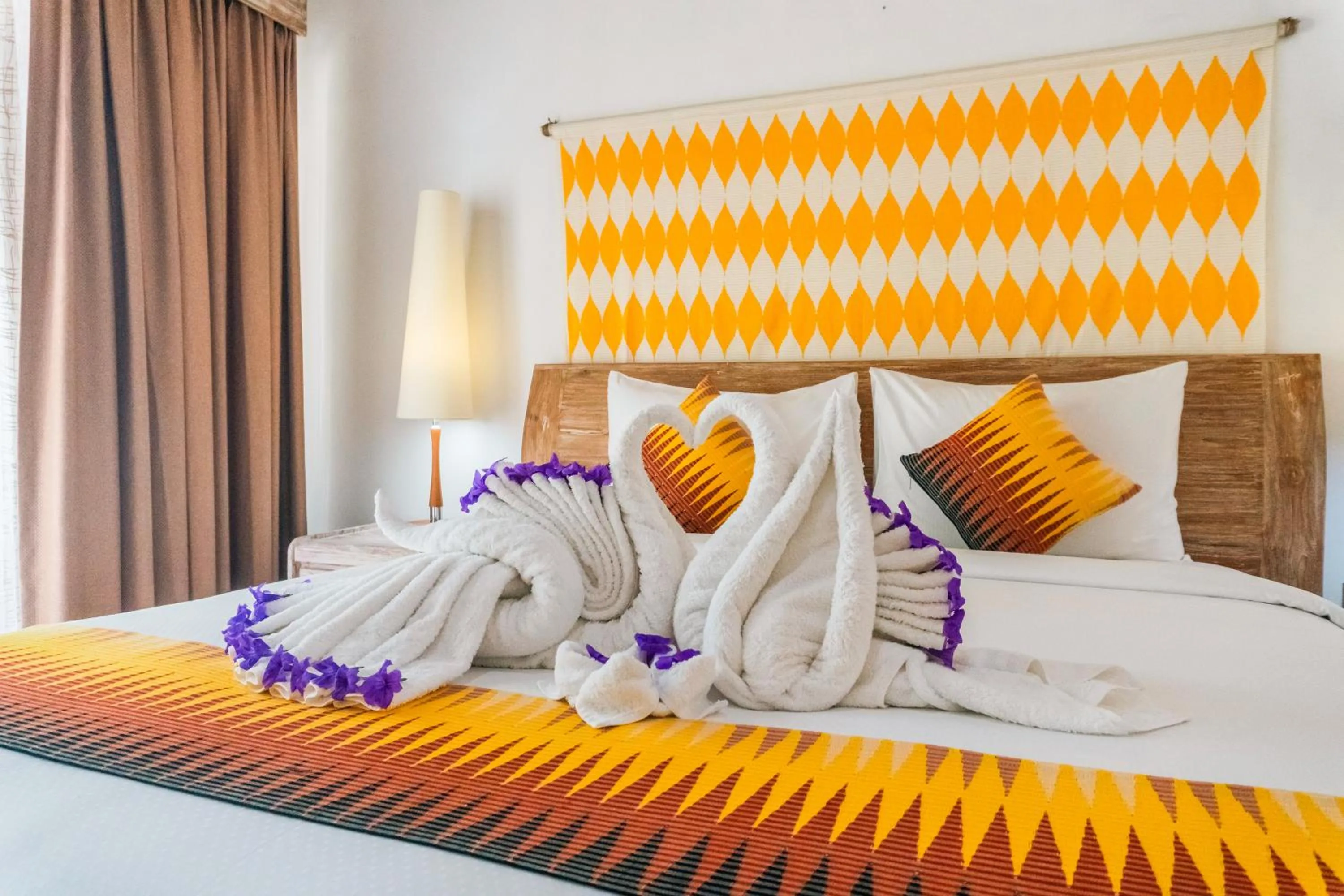 Bed in Caspla Resort by Loccal Collection