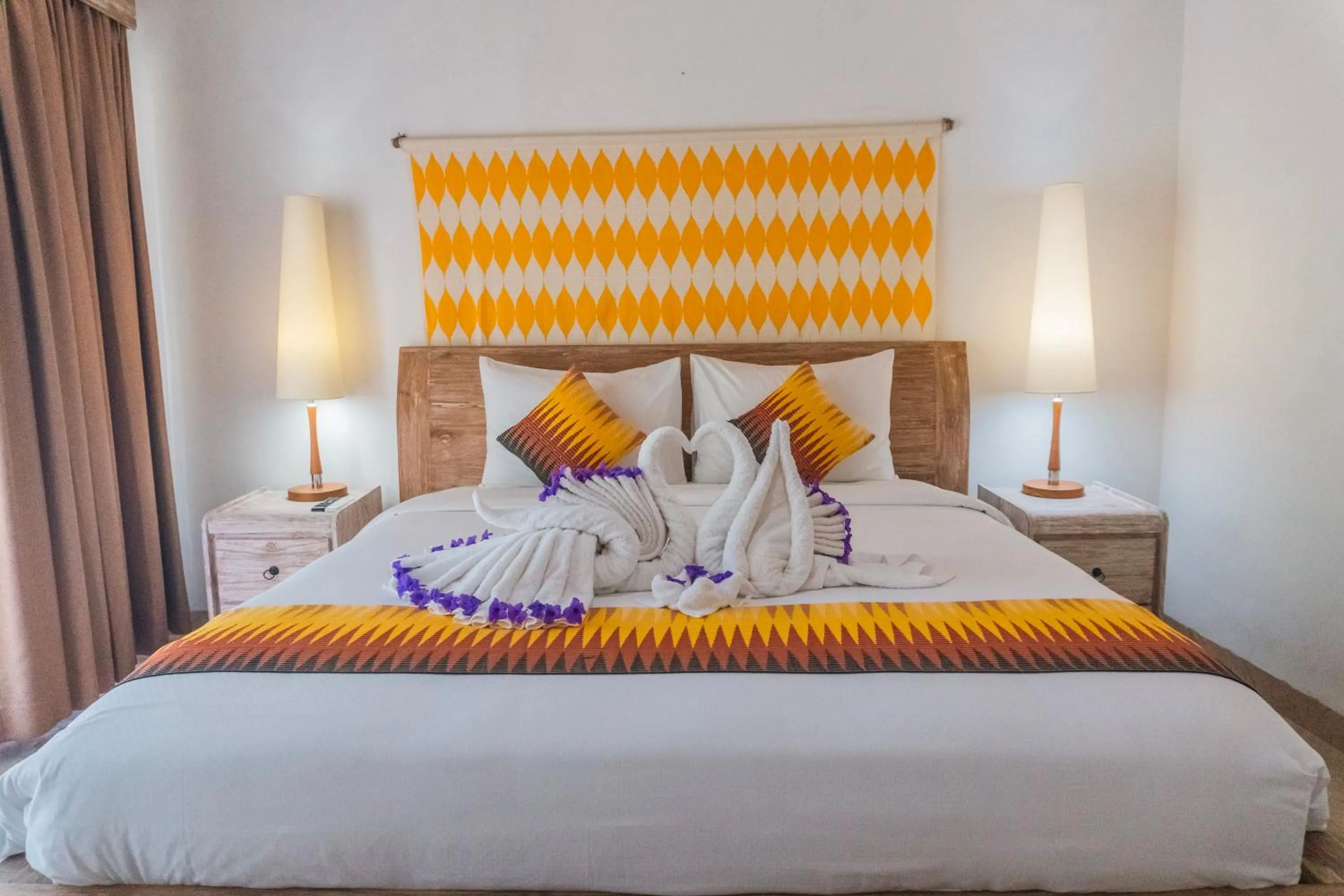 Bed in Caspla Resort by Loccal Collection