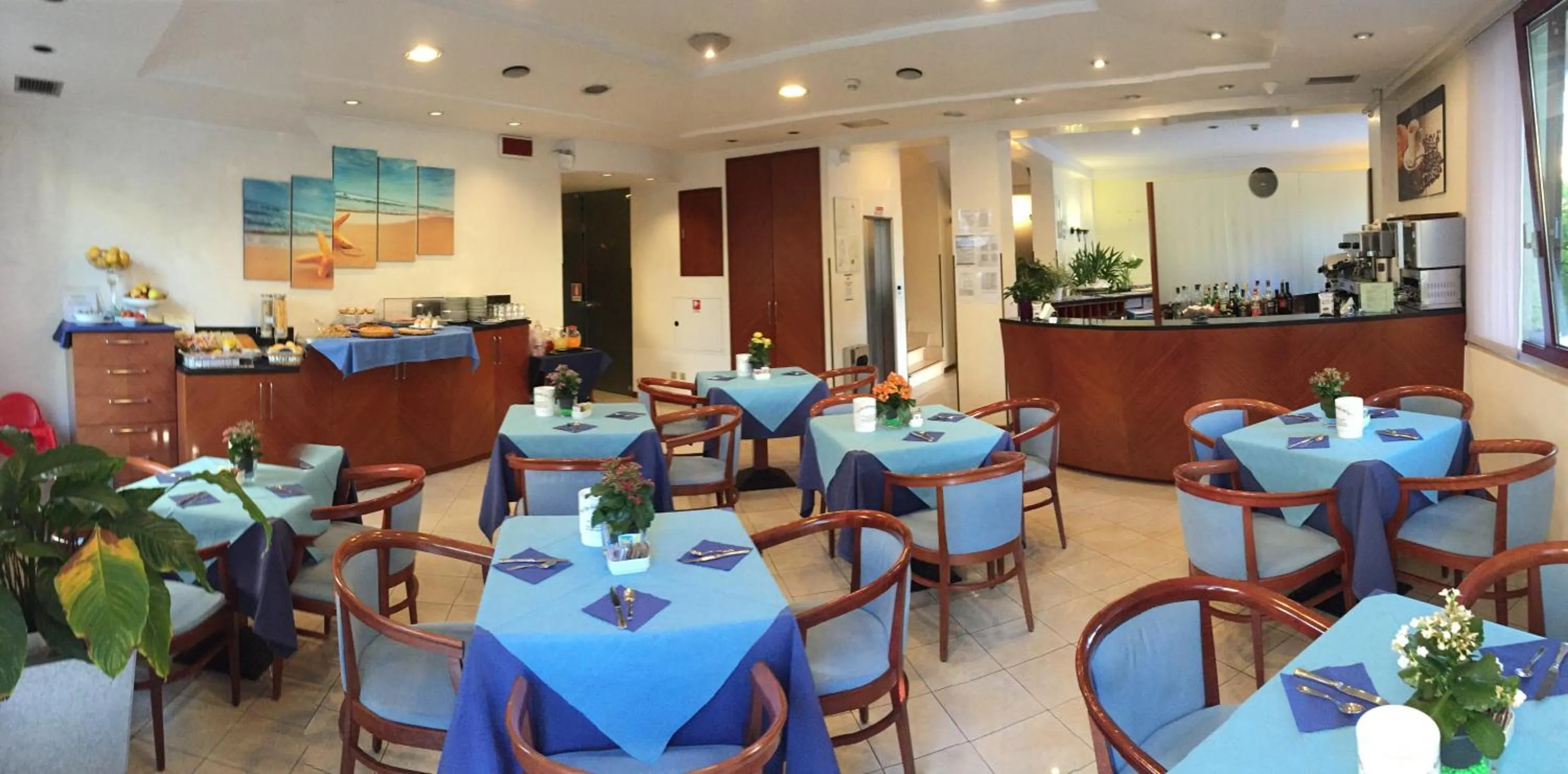 Buffet breakfast in Arcangelo Roof Hotel