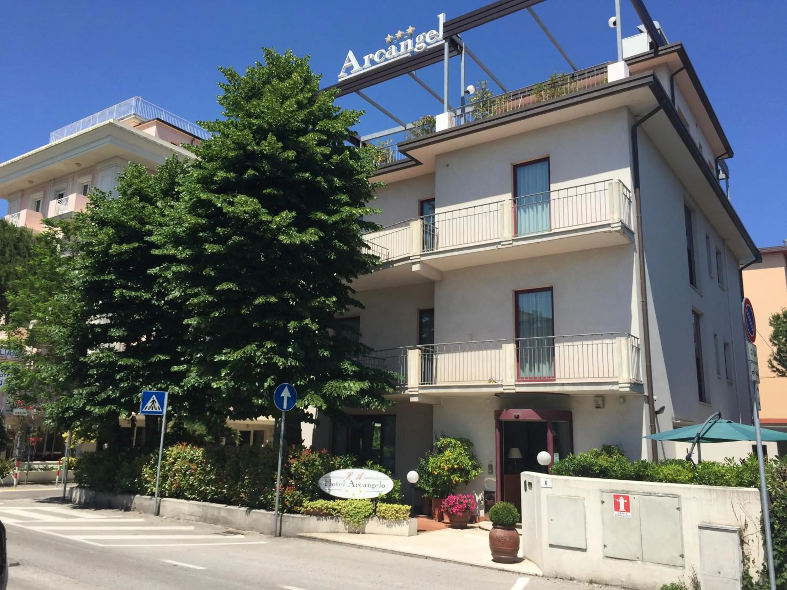 Facade/entrance in Arcangelo Roof Hotel