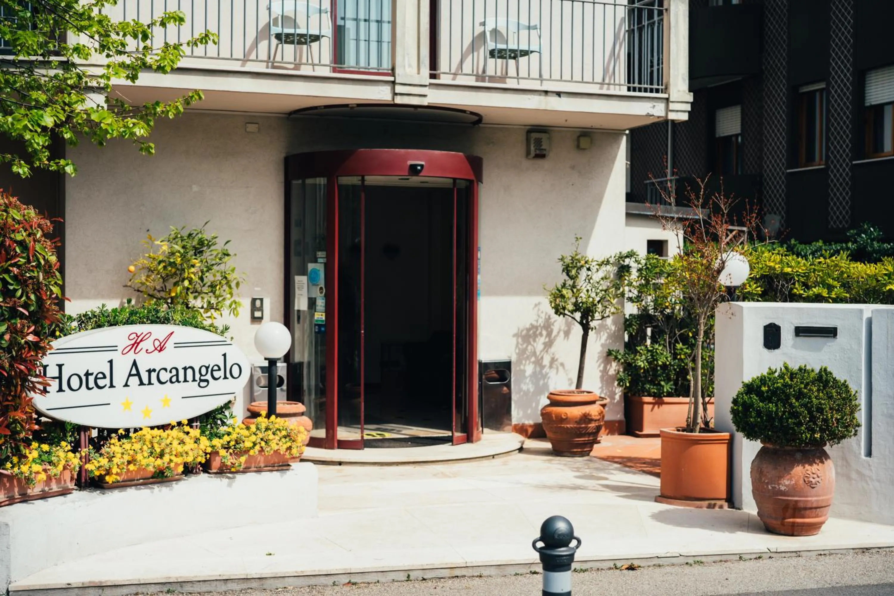 Facade/entrance in Arcangelo Roof Hotel