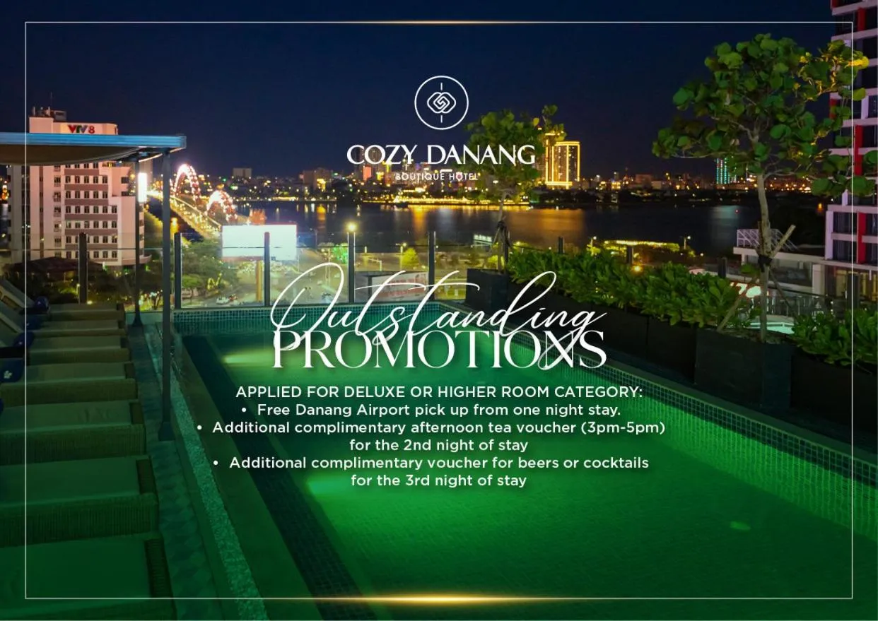 Swimming pool in Cozy Danang Boutique Hotel