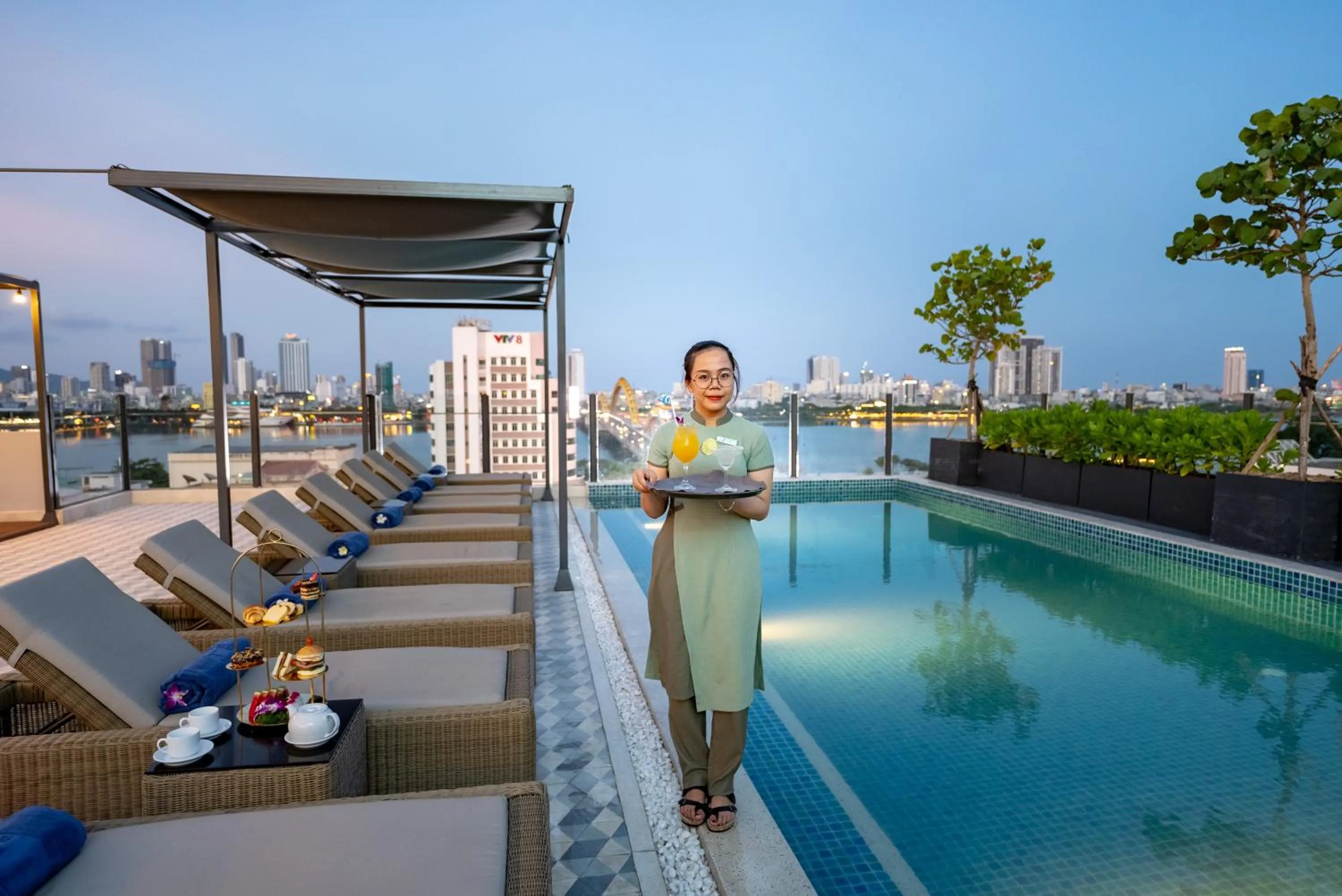 Swimming pool in Cozy Danang Boutique Hotel