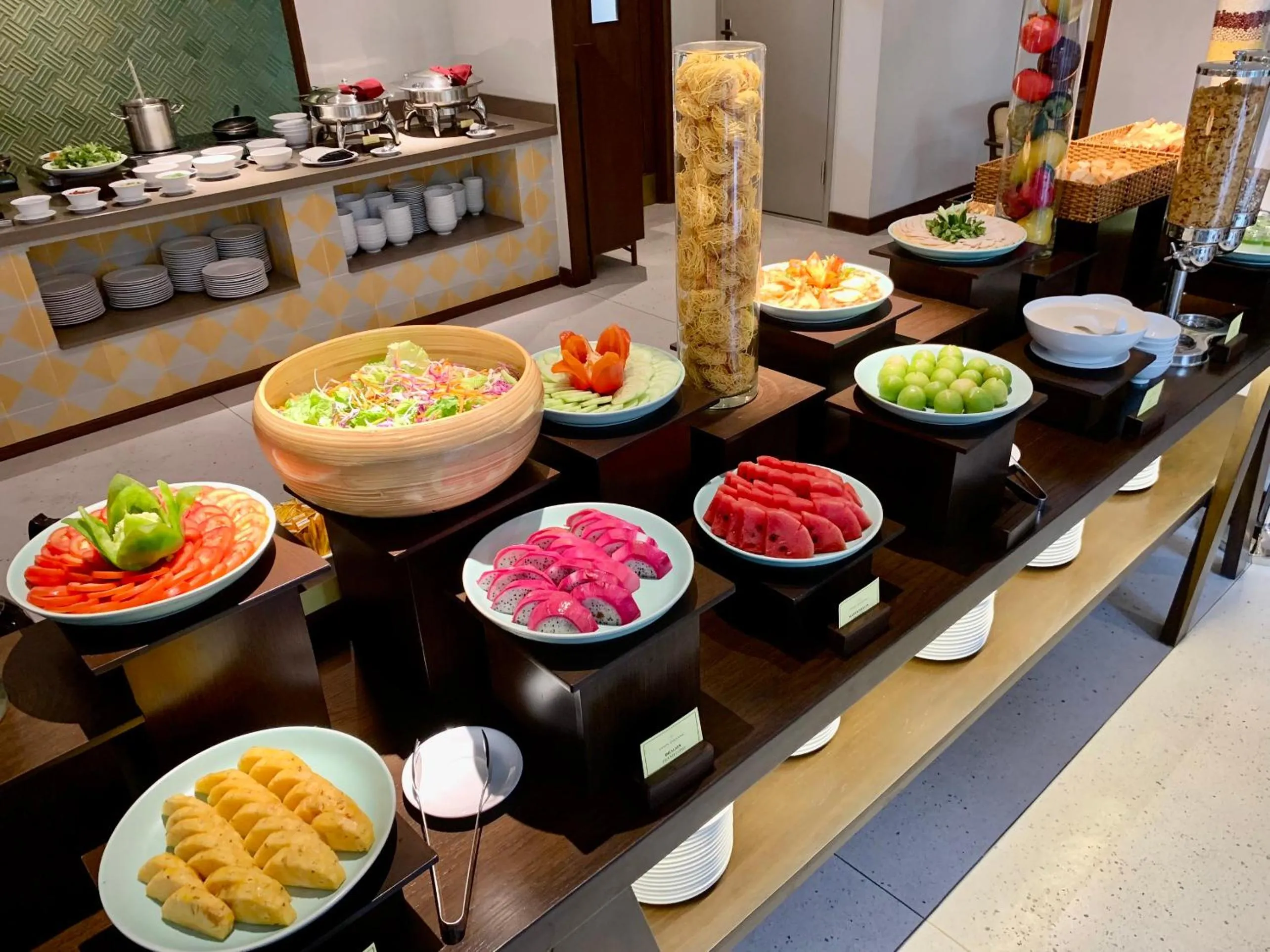 Buffet breakfast in Cozy Danang Boutique Hotel