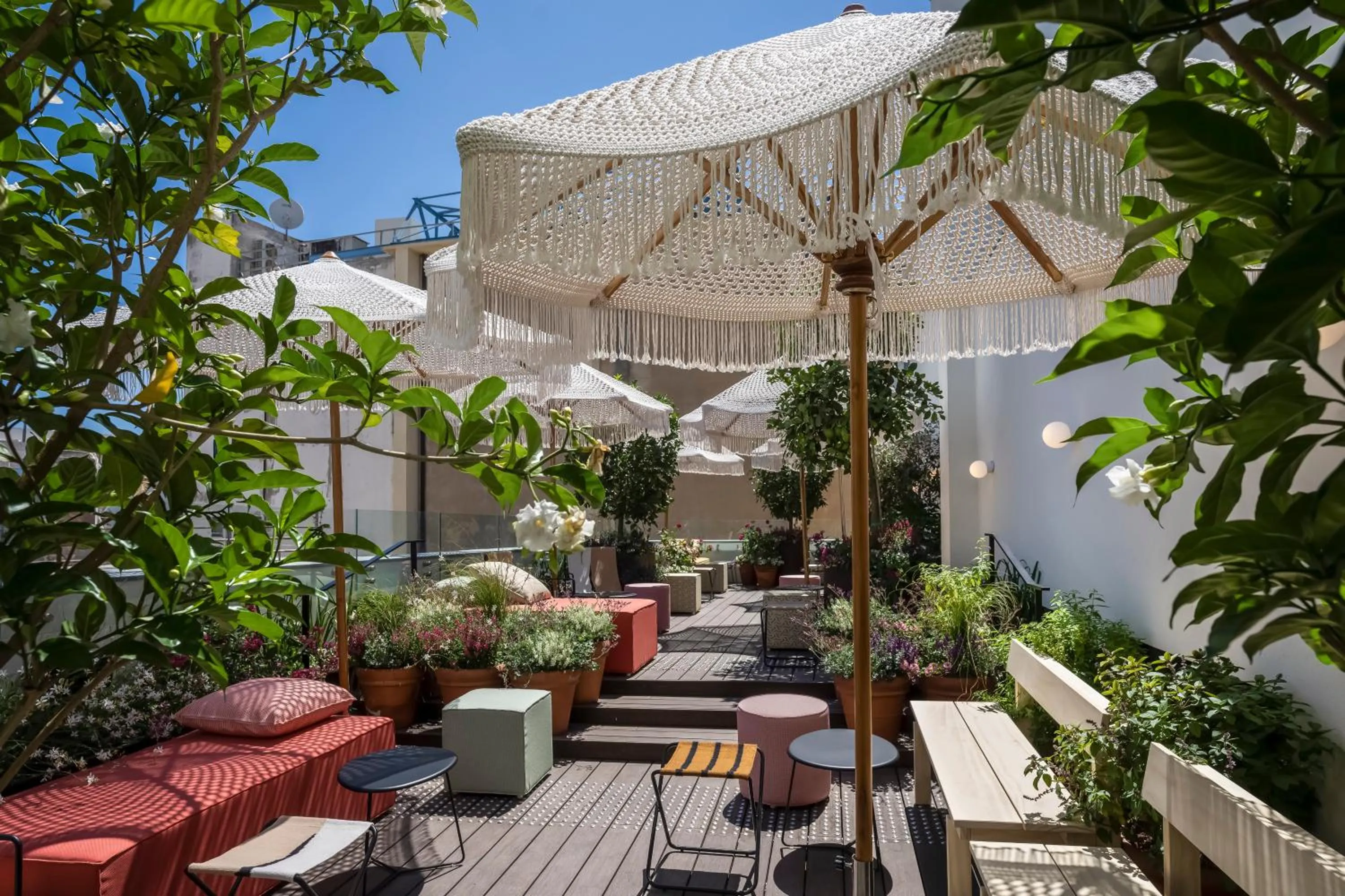 Balcony/Terrace in Backstage Hotel - an Atlas Boutique Hotel