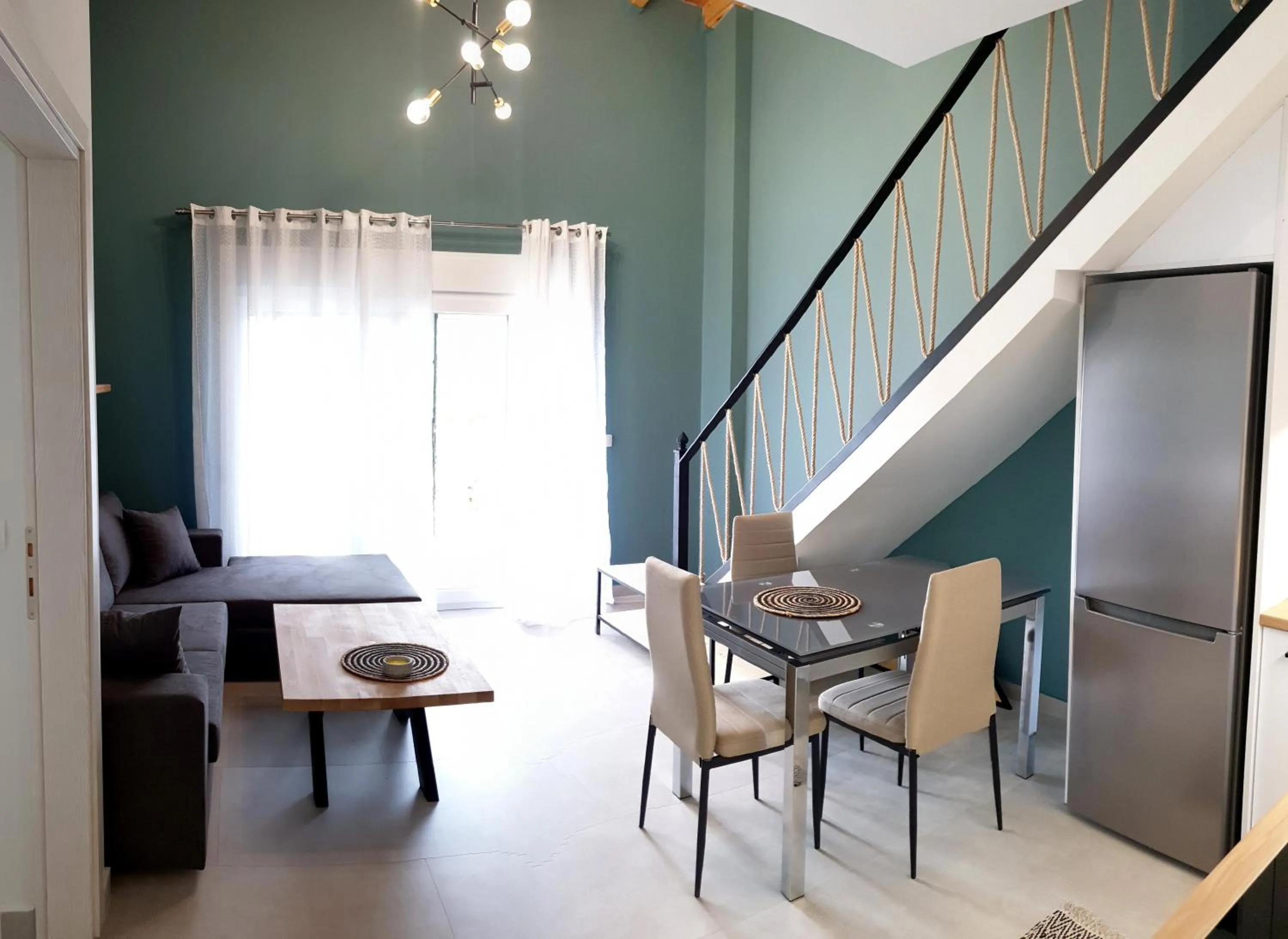 Living room in Almeta Suites