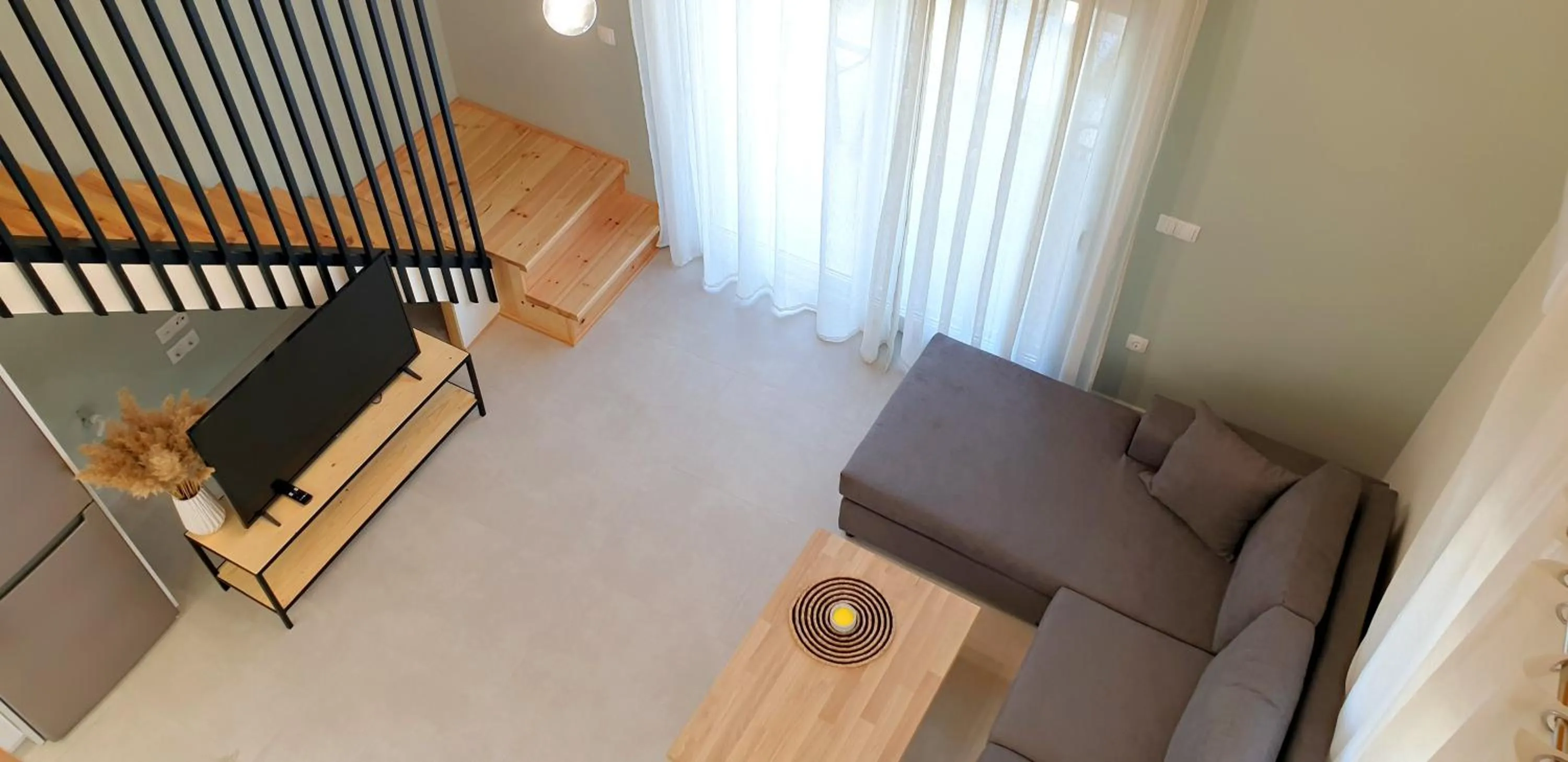 Seating area in Almeta Suites