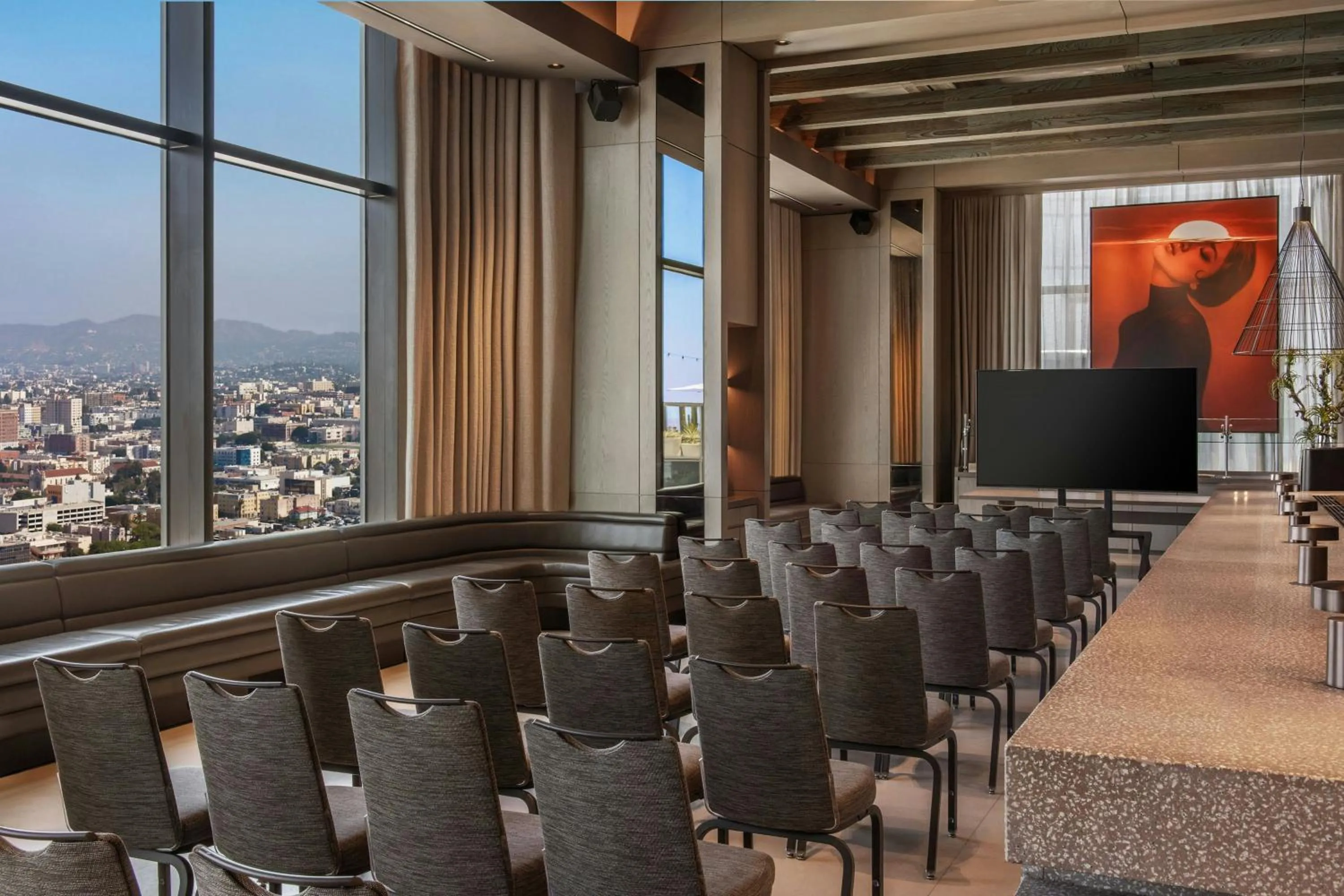 Lounge or bar in AC Hotel by Marriott Downtown Los Angeles