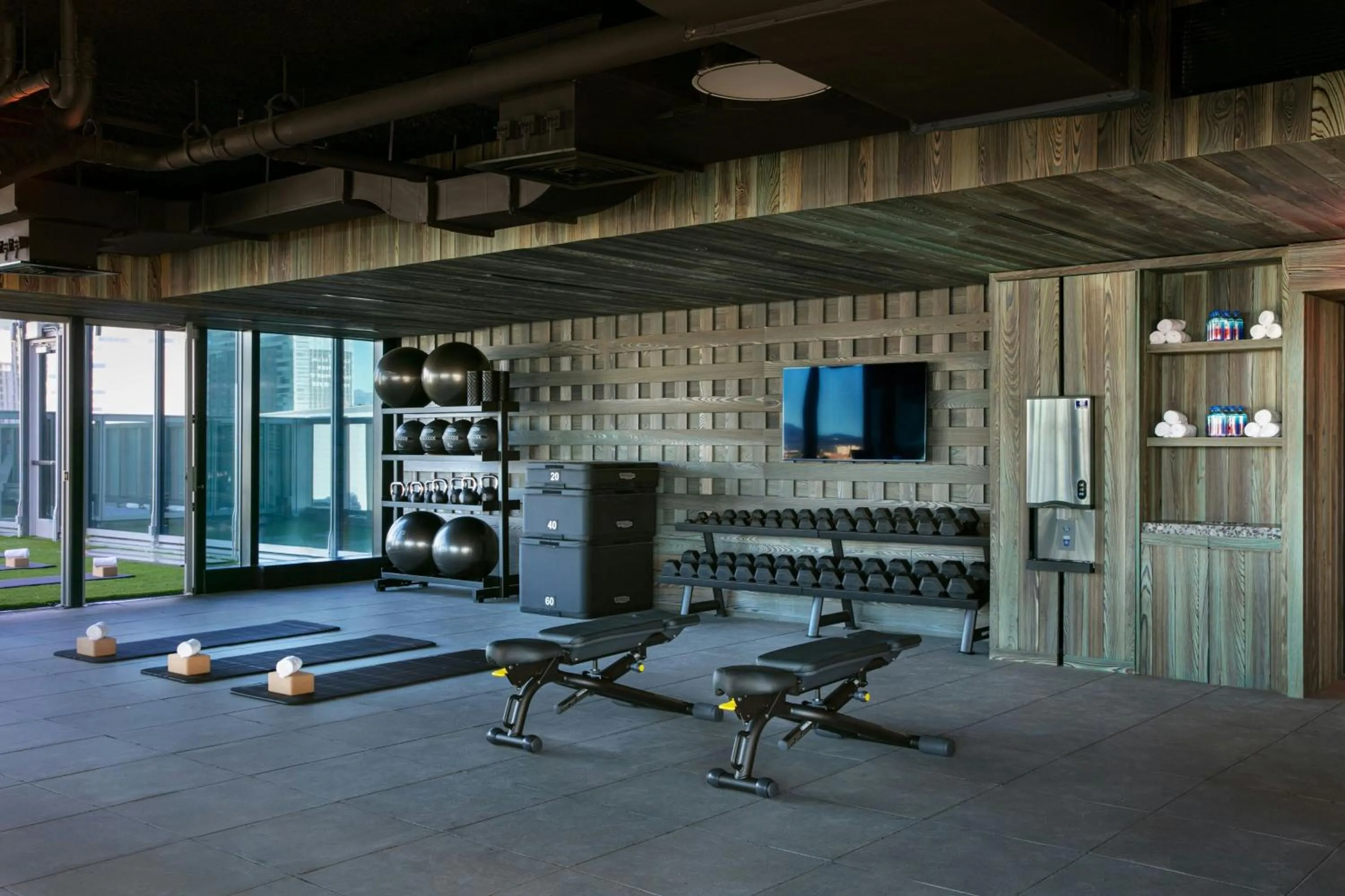Fitness centre/facilities in AC Hotel by Marriott Downtown Los Angeles