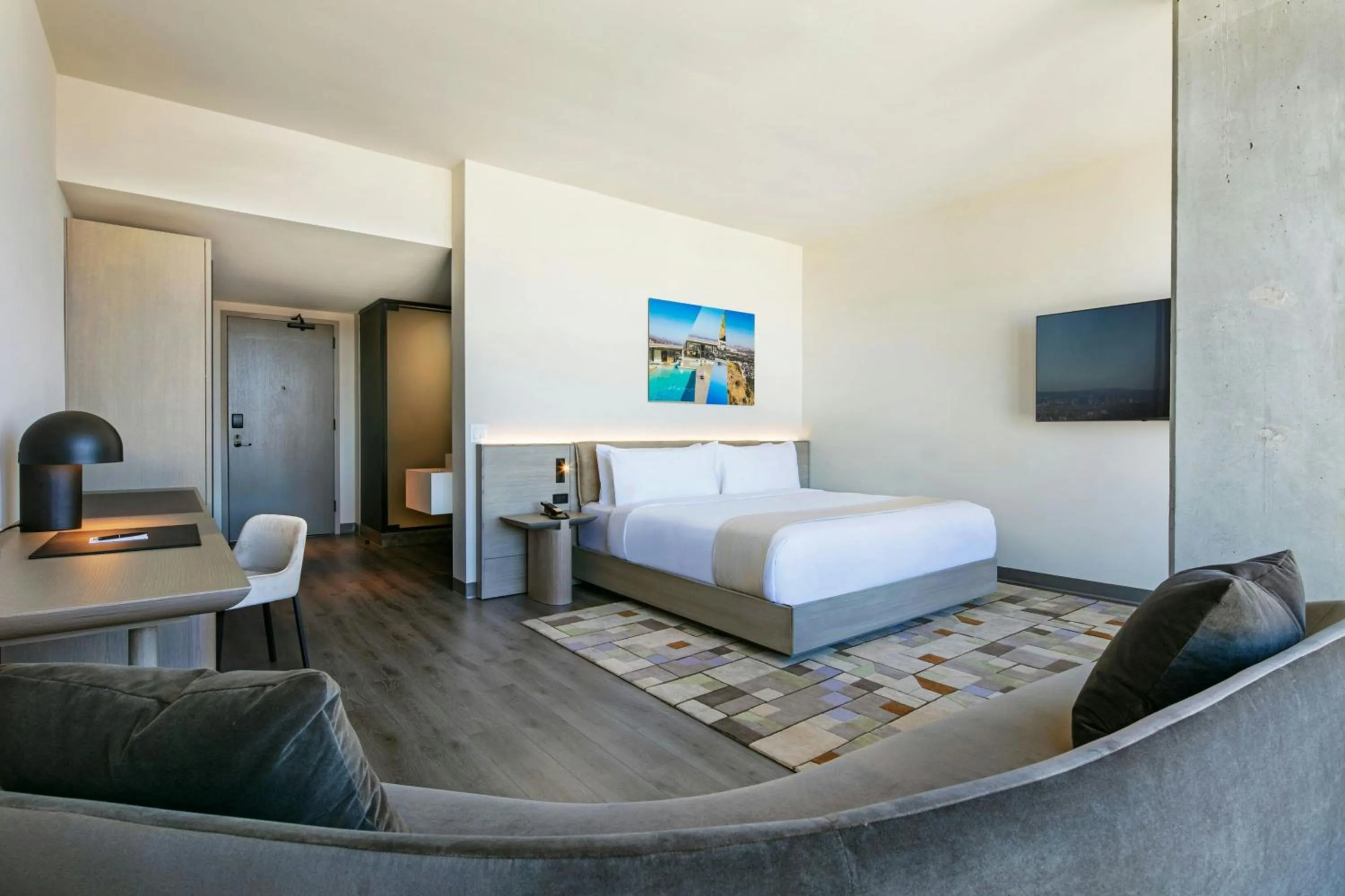 Photo of the whole room, Bed in AC Hotel by Marriott Downtown Los Angeles