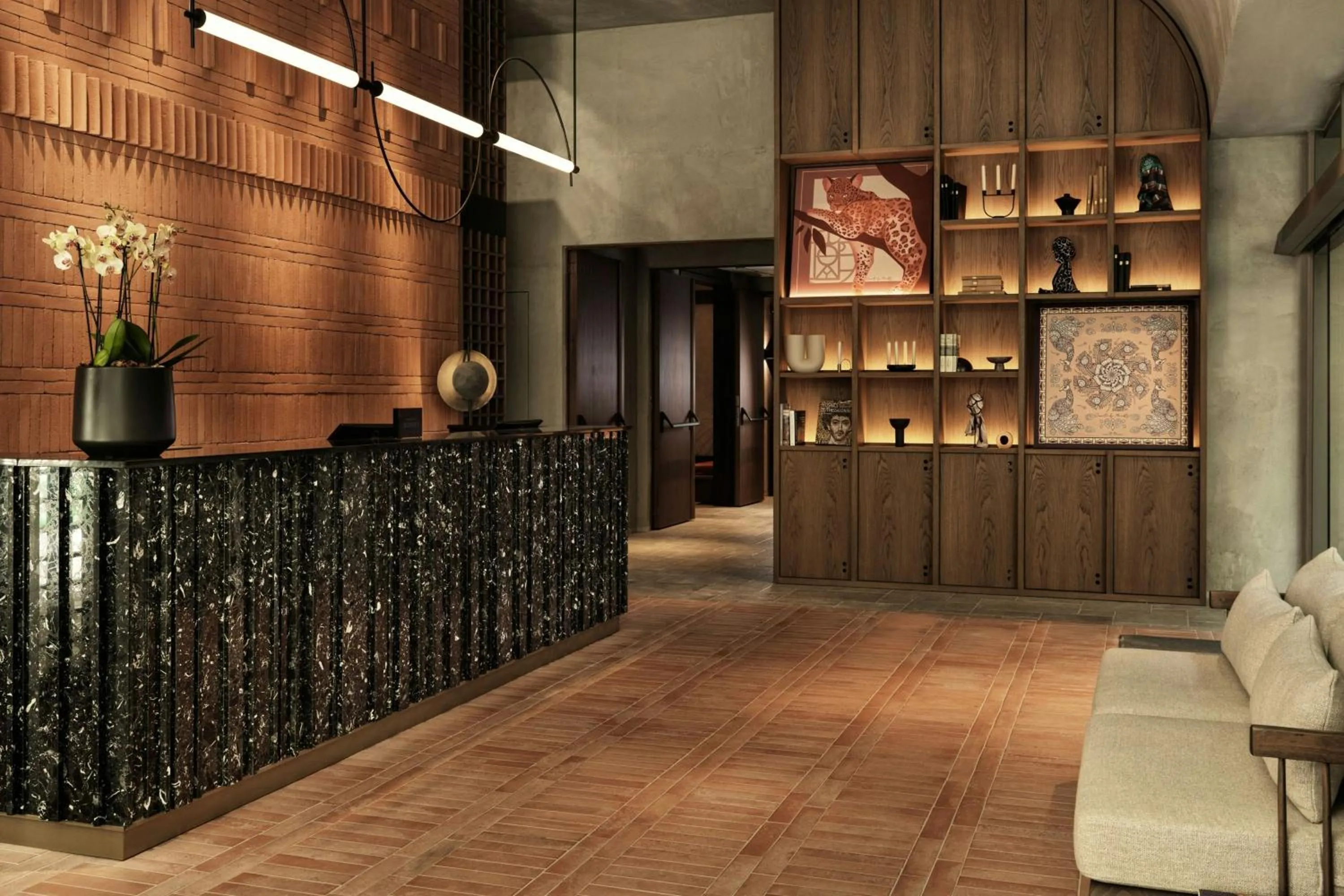 Lobby or reception in MonAsty, Thessaloniki, Autograph Collection