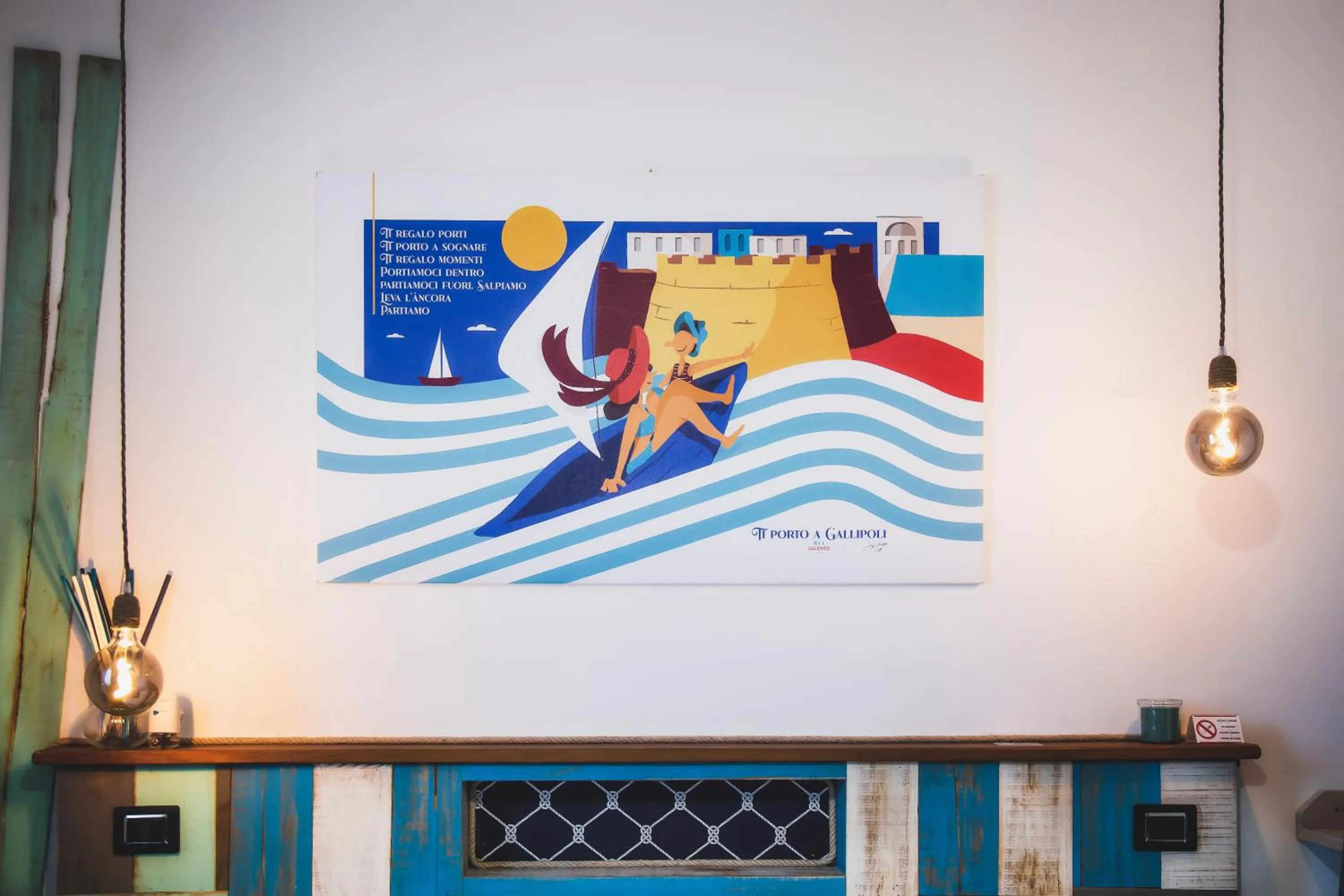 Decorative detail in Homiday - Bel Salento Specchia Guest house