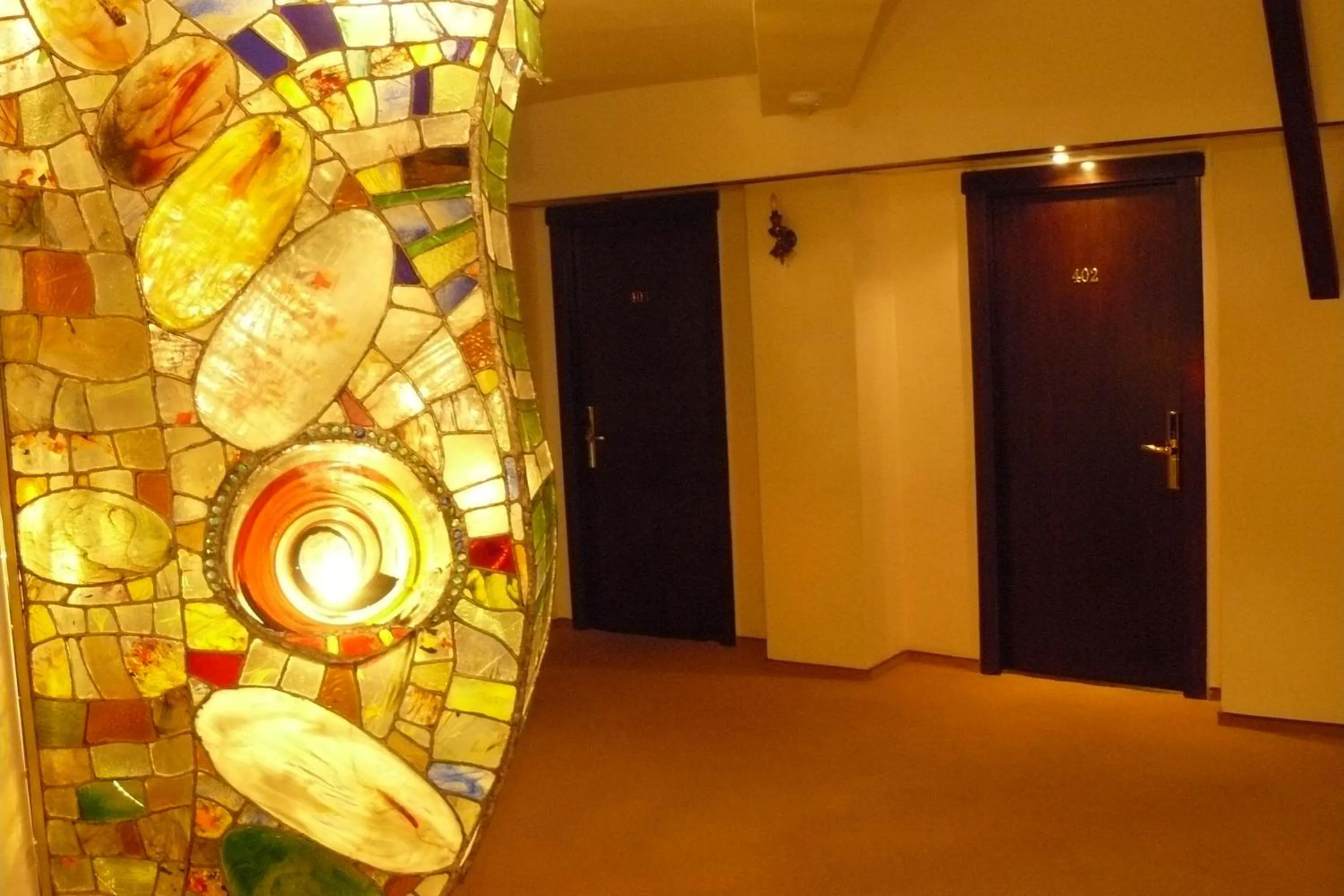 Decorative detail in Hotel Onix