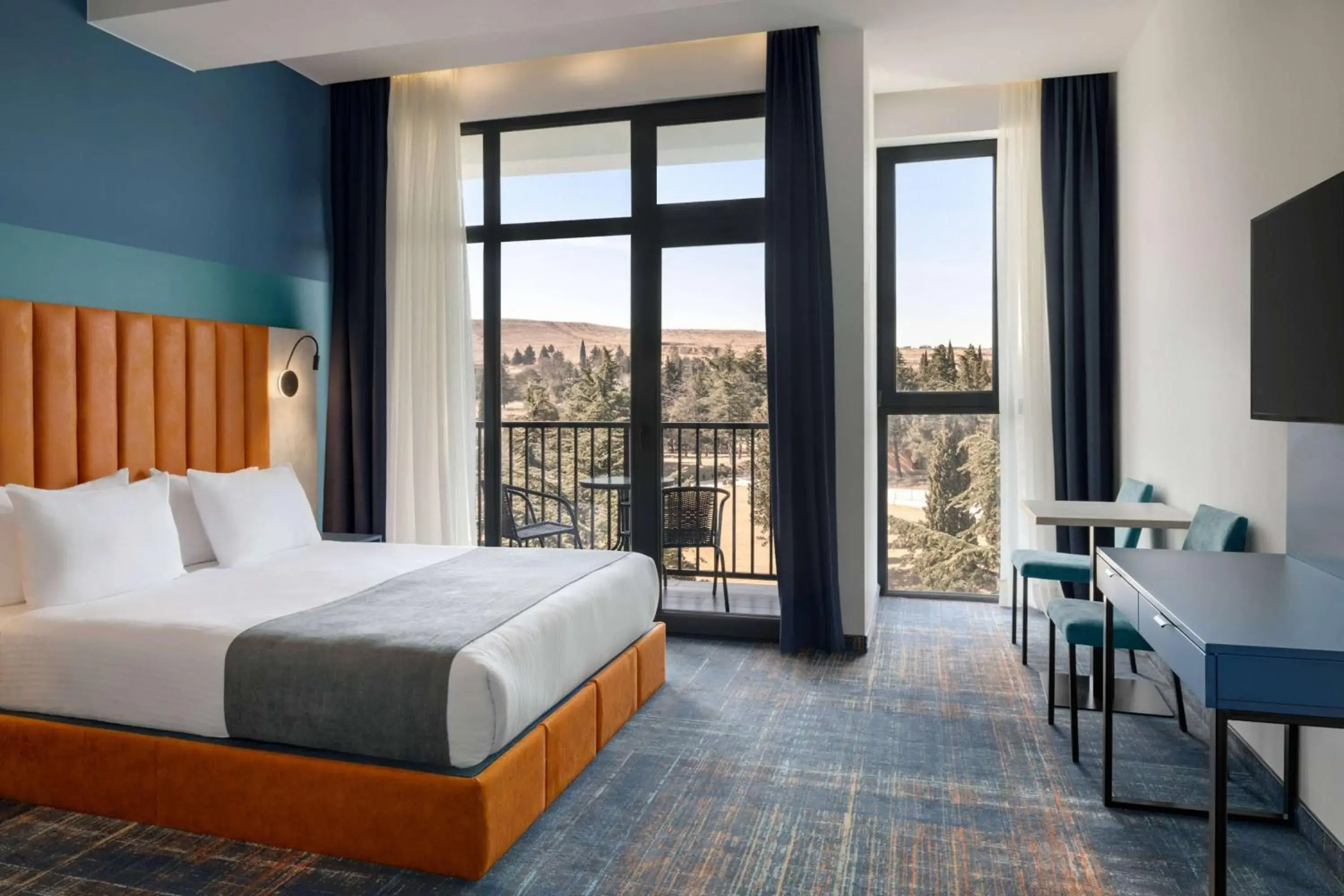 Queen Room - Forest View in Gino Seaside Tbilisi, Trademark Collection by Wyndham Queen Room - Forest View in Gino Seaside Tbilisi, Trademark Collection by Wyndham