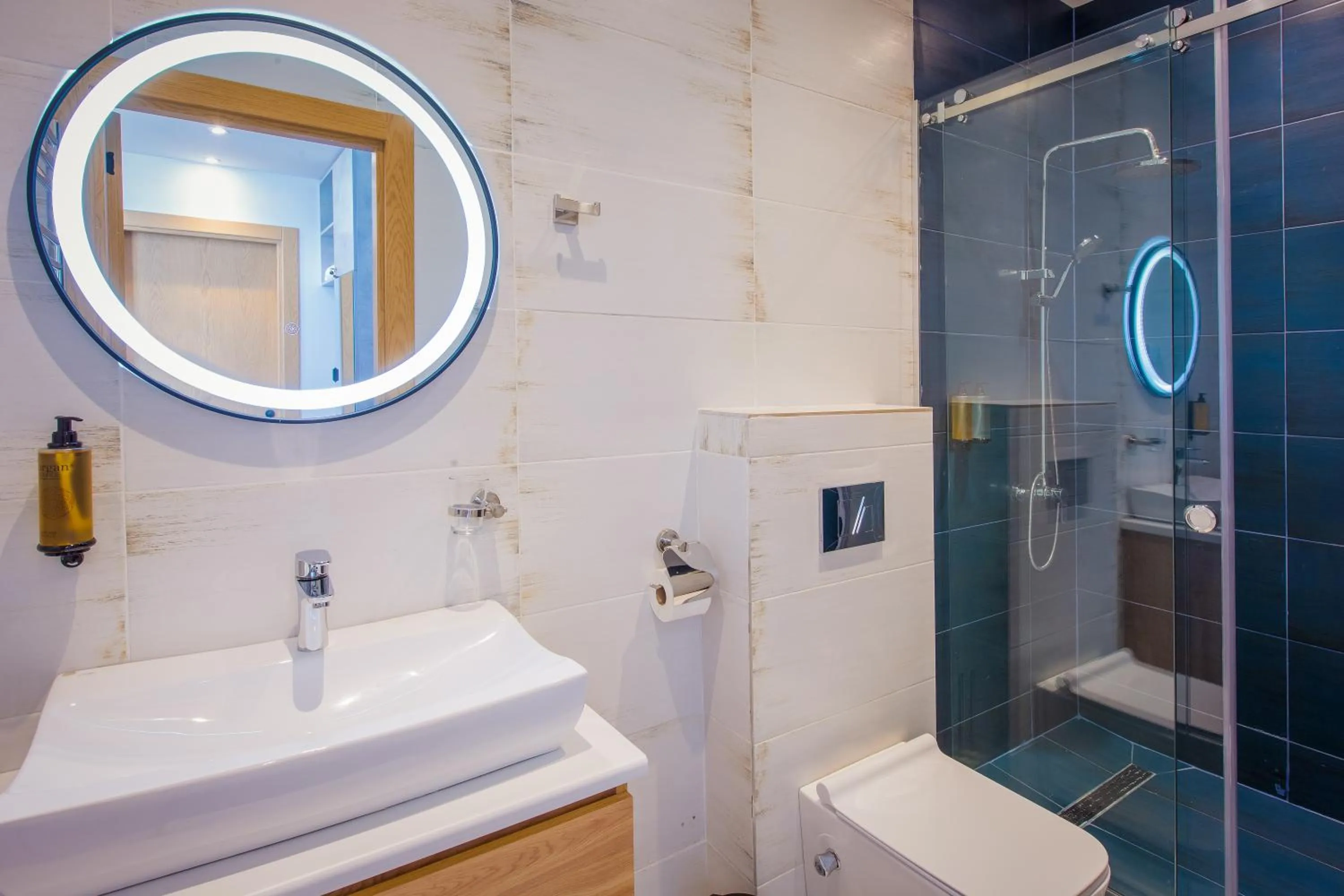 Bathroom in GINO Seaside Tbilisi, Trademark Collection by Wyndham