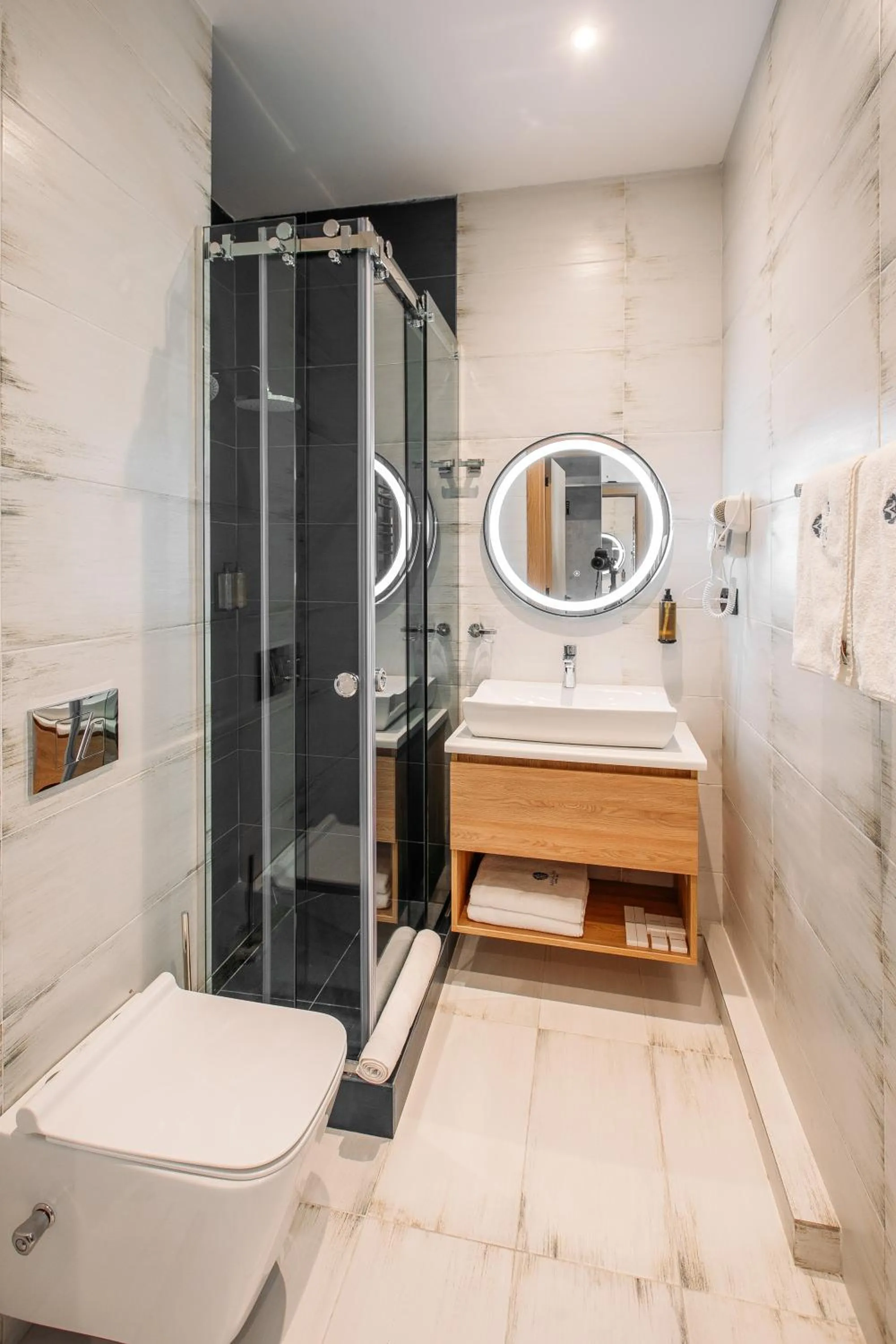 Bathroom in GINO Seaside Tbilisi, Trademark Collection by Wyndham