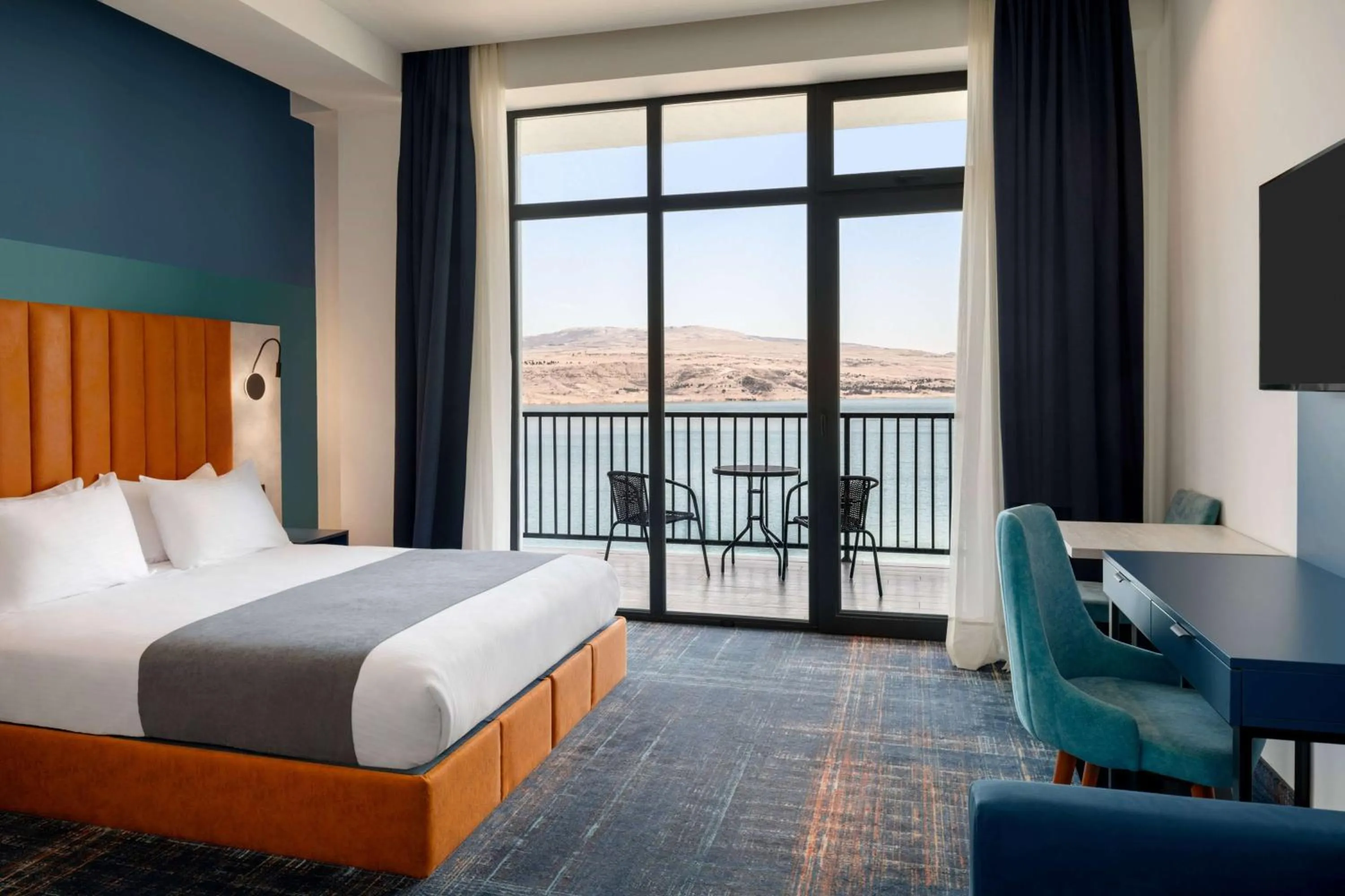 Photo of the whole room, Bed in GINO Seaside Tbilisi, Trademark Collection by Wyndham