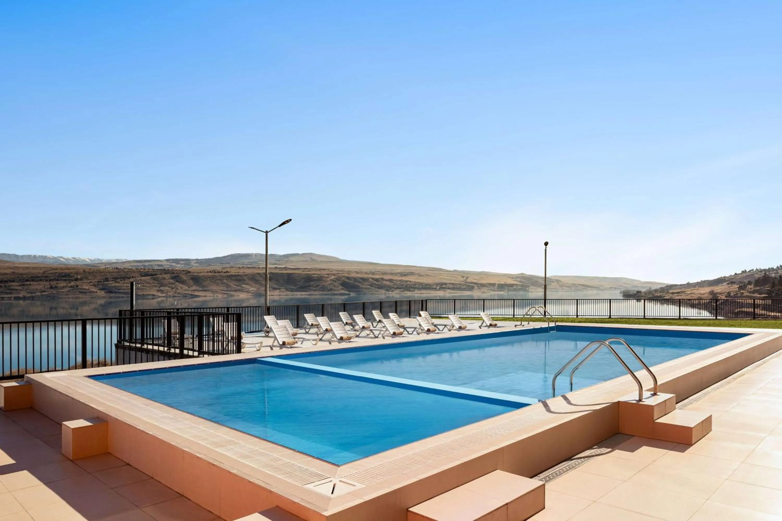 Pool view in GINO Seaside Tbilisi, Trademark Collection by Wyndham