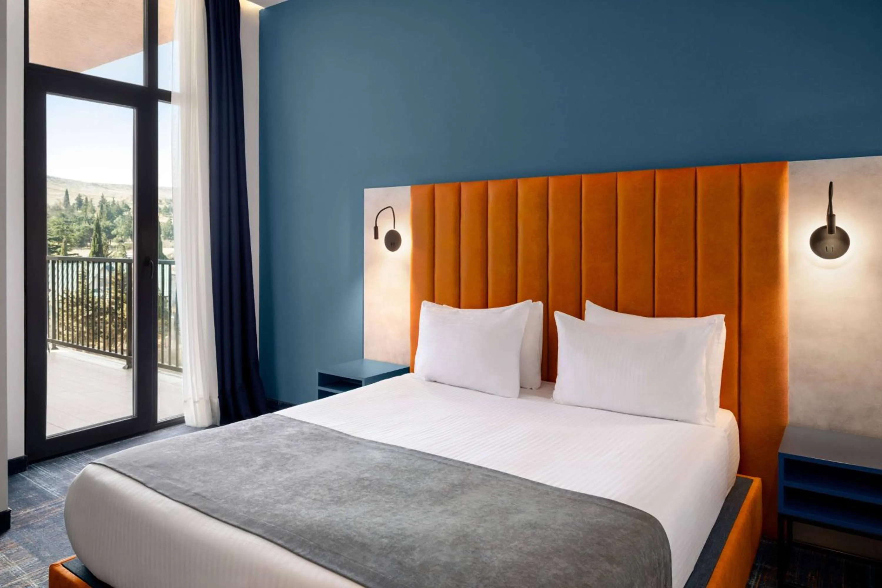 Photo of the whole room, Bed in GINO Seaside Tbilisi, Trademark Collection by Wyndham