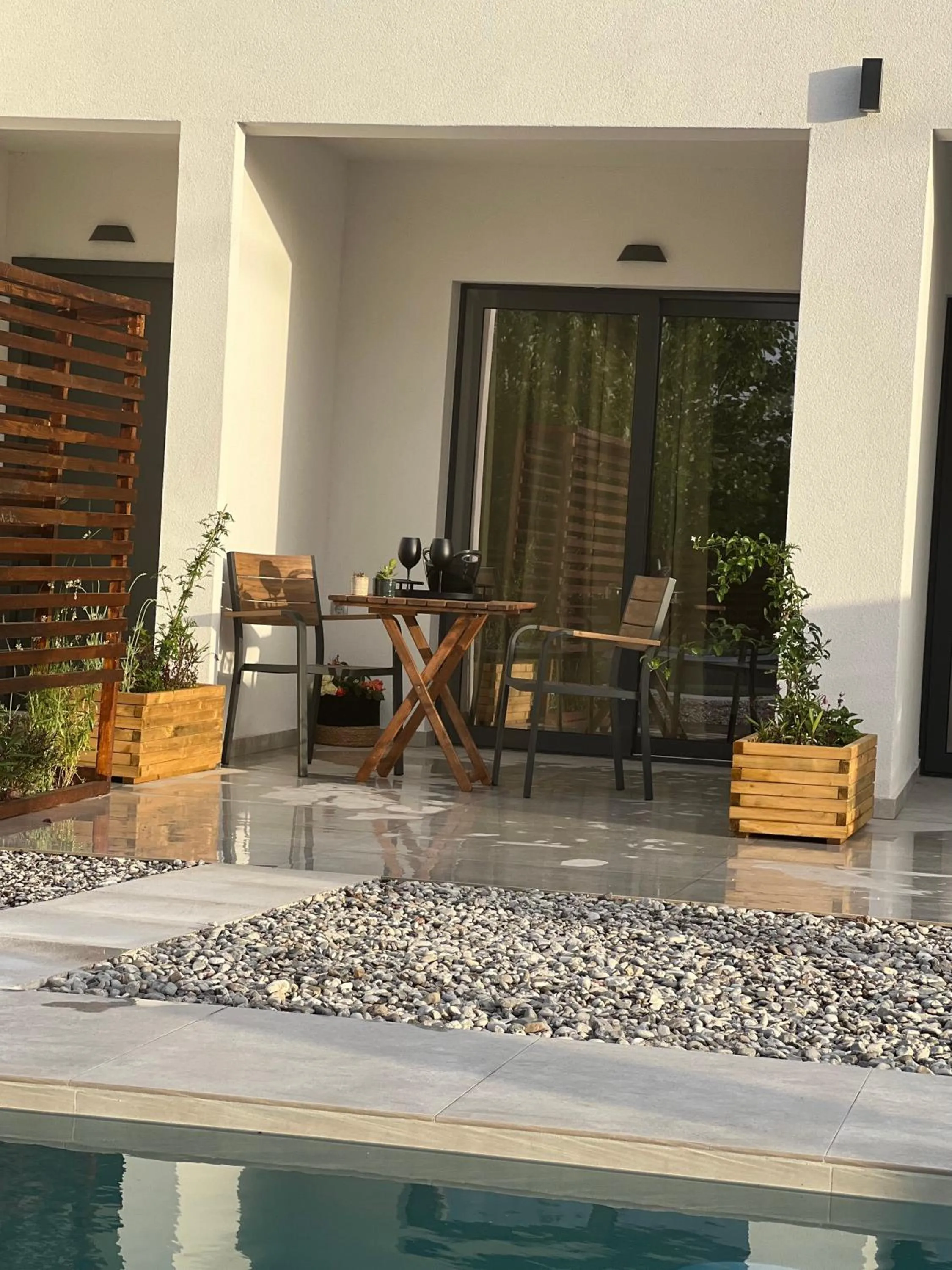 Patio in Κimiro Hotel Tsilivi