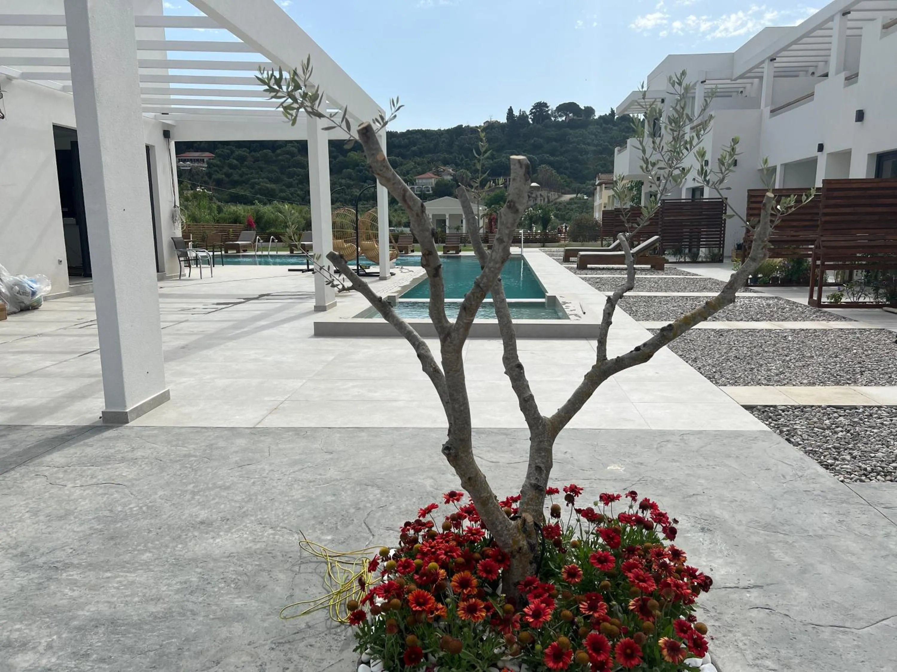 Patio in Κimiro Hotel Tsilivi