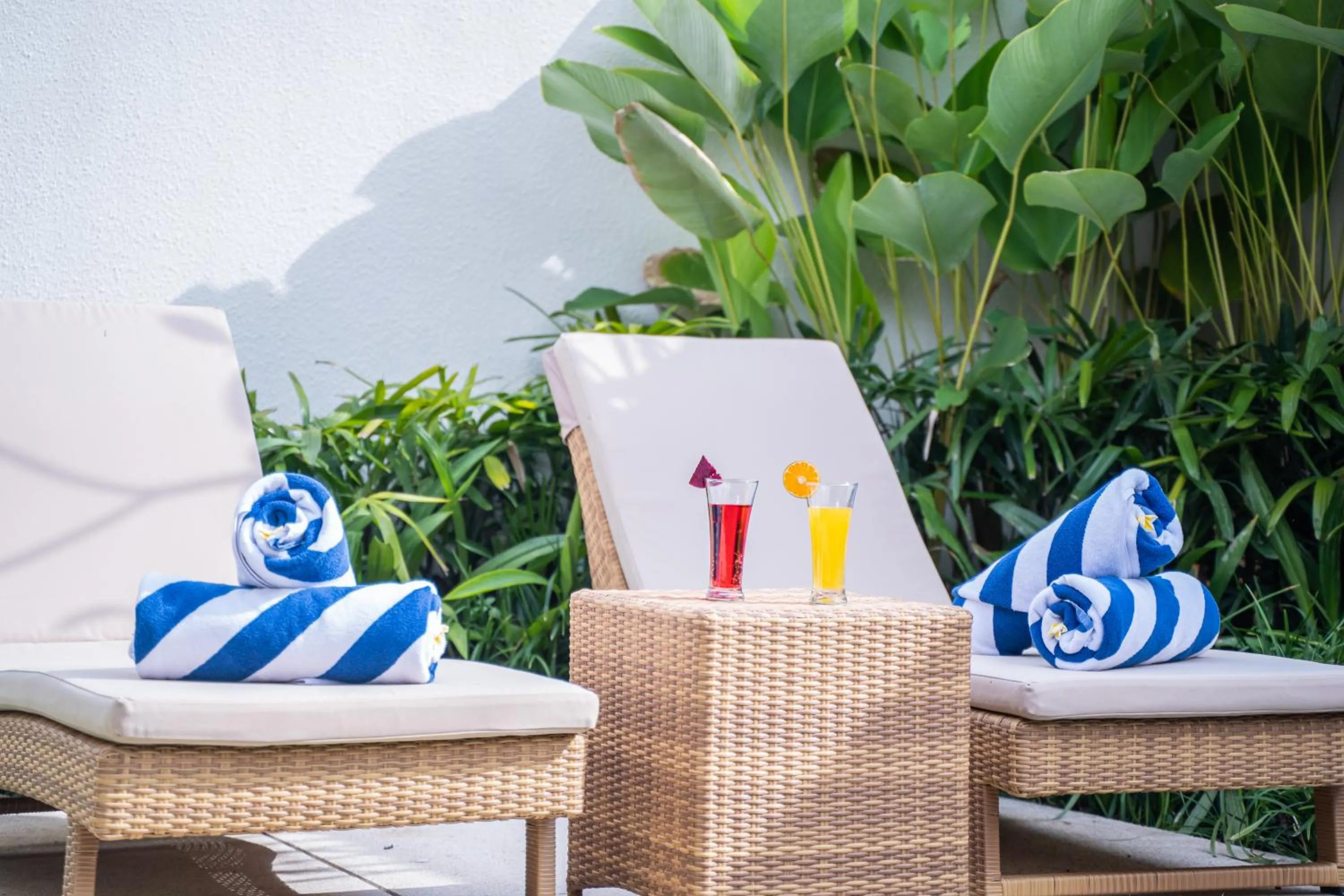 sunbed in Fenosa Seminyak Villas