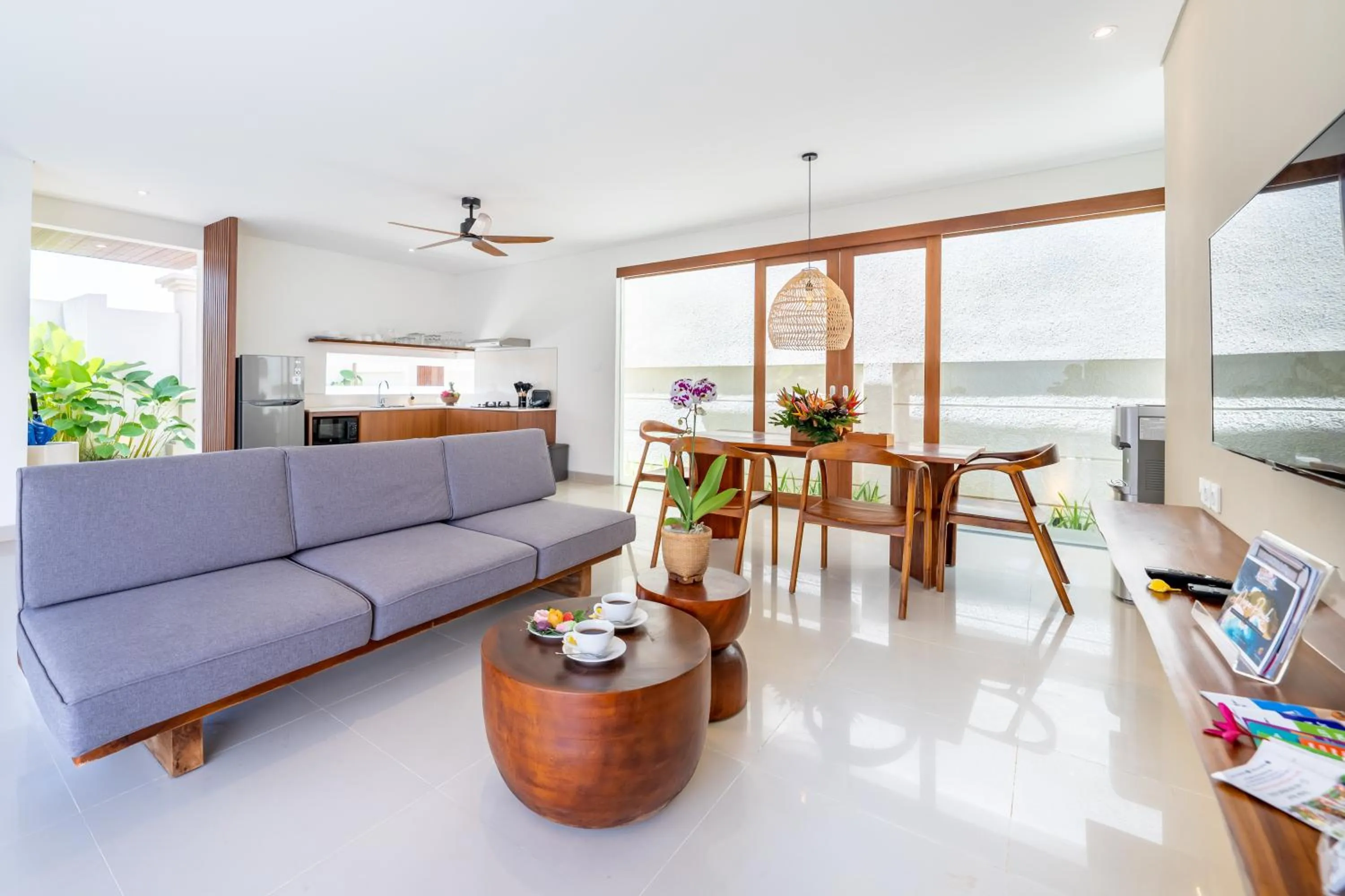 Living room in Fenosa Seminyak Villas