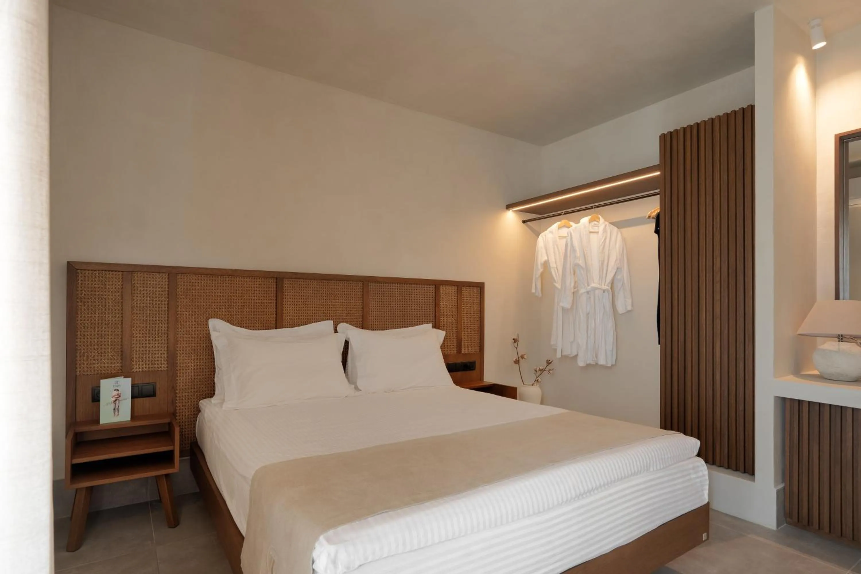 Bedroom in Polis of Naxos Stylish Suites