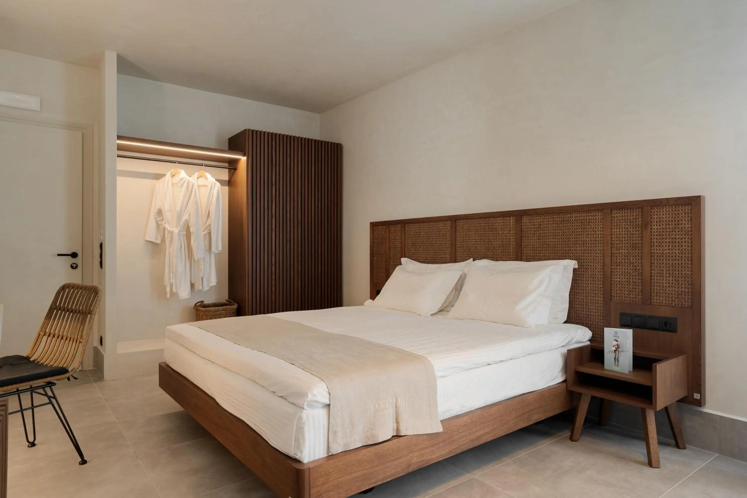 Bedroom in Polis of Naxos Stylish Suites