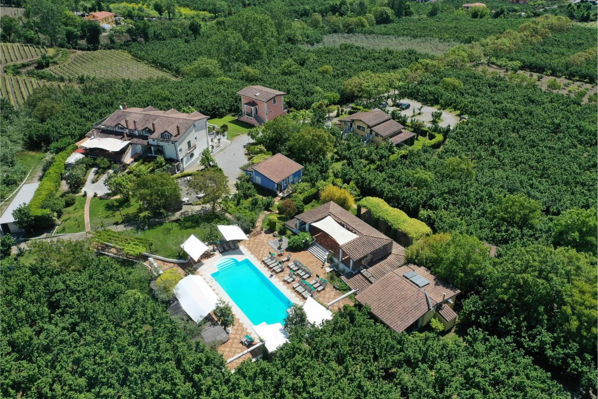 Bird's eye view in Hotel Villa Rizzo Resort and Spa