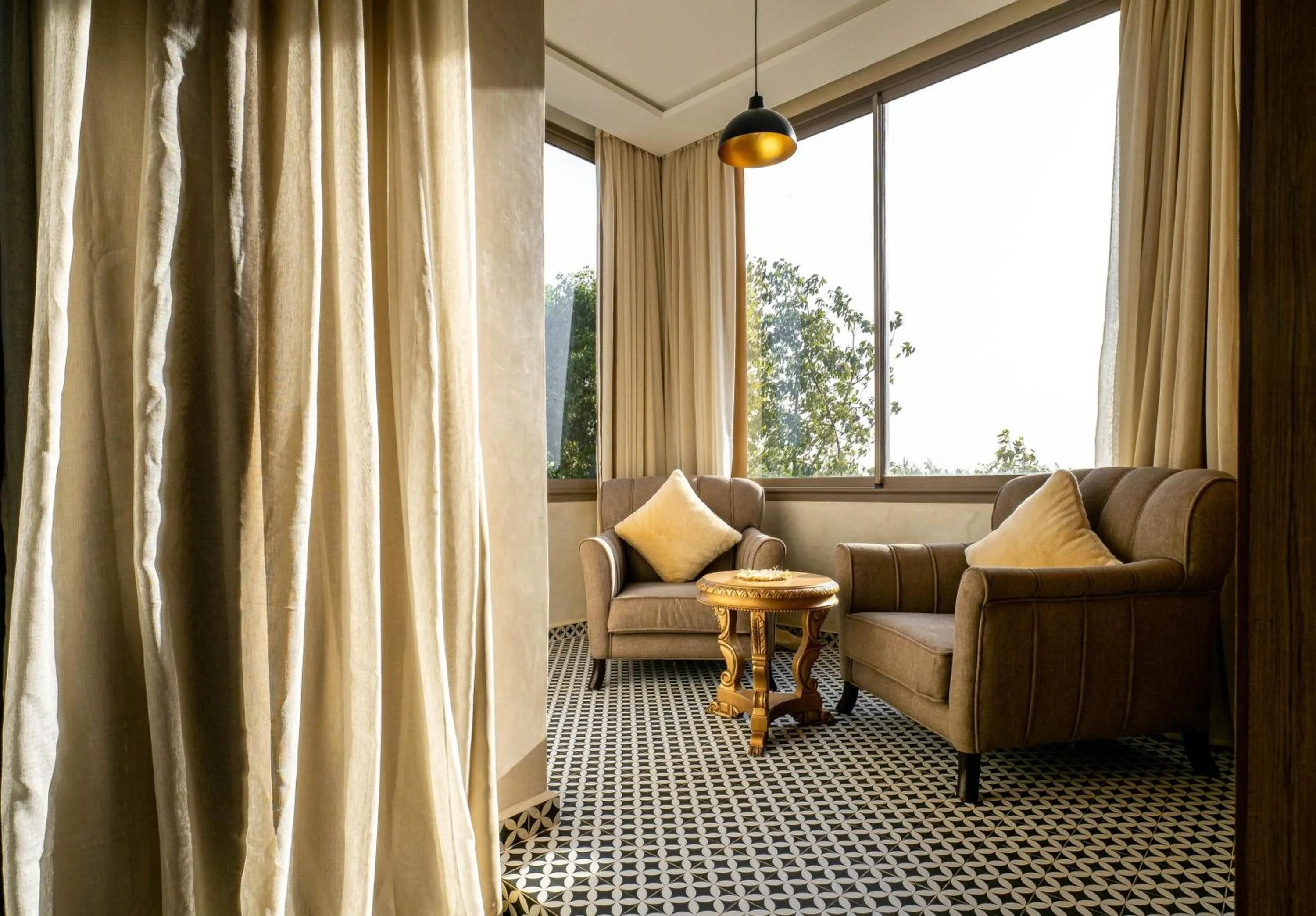 Living room in The Lemonary Marrakech