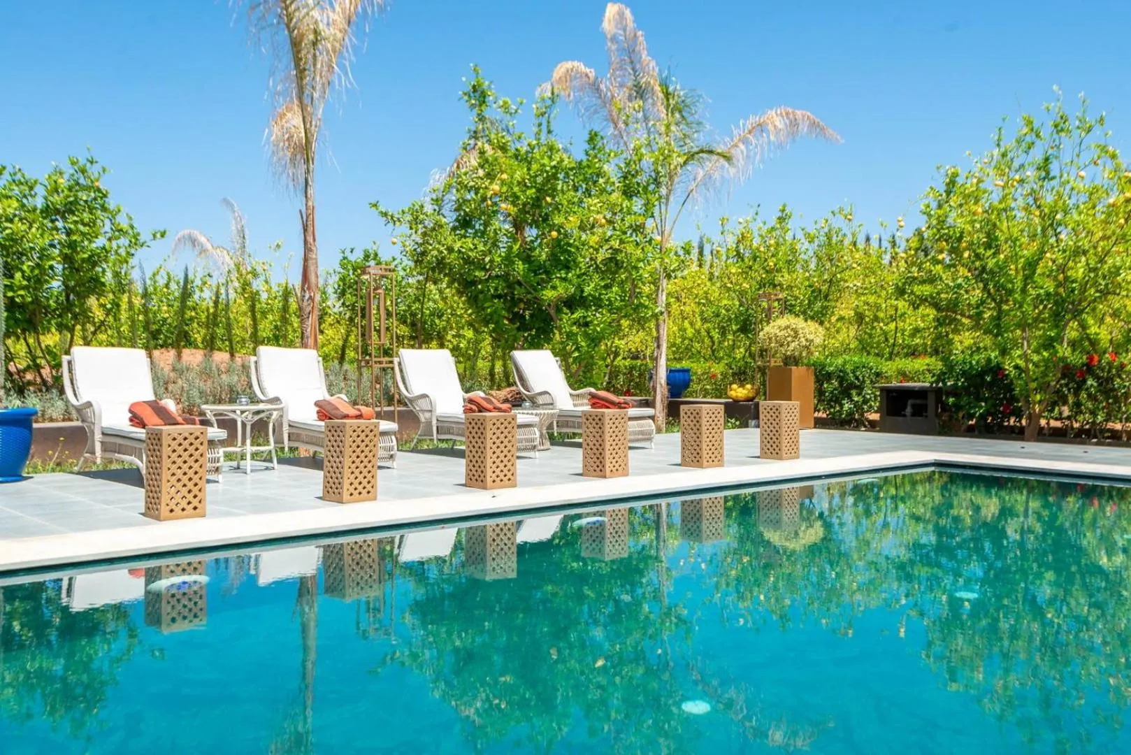Pool view in The Lemonary Marrakech