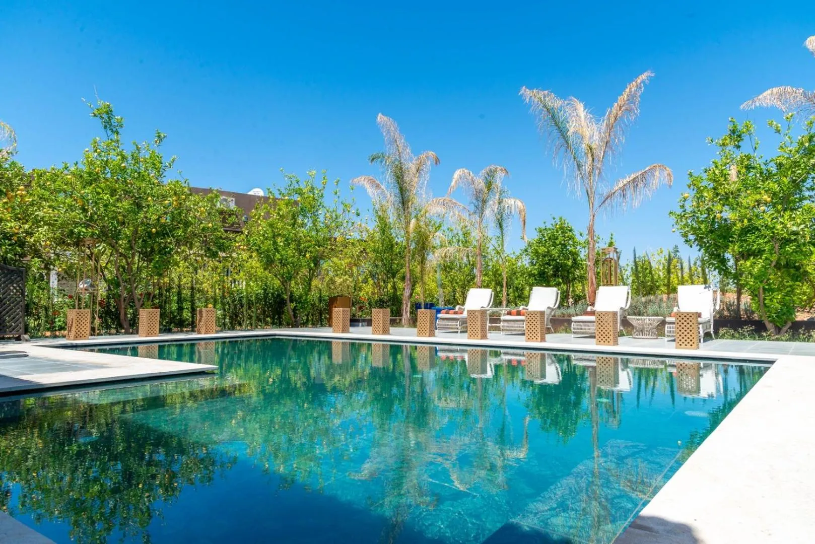 Pool view in The Lemonary Marrakech
