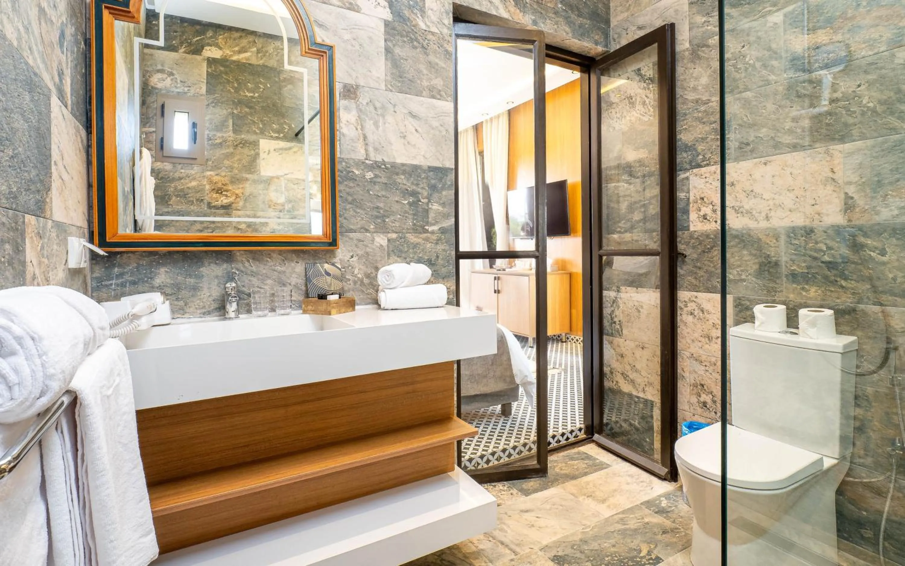 Shower in The Lemonary Marrakech