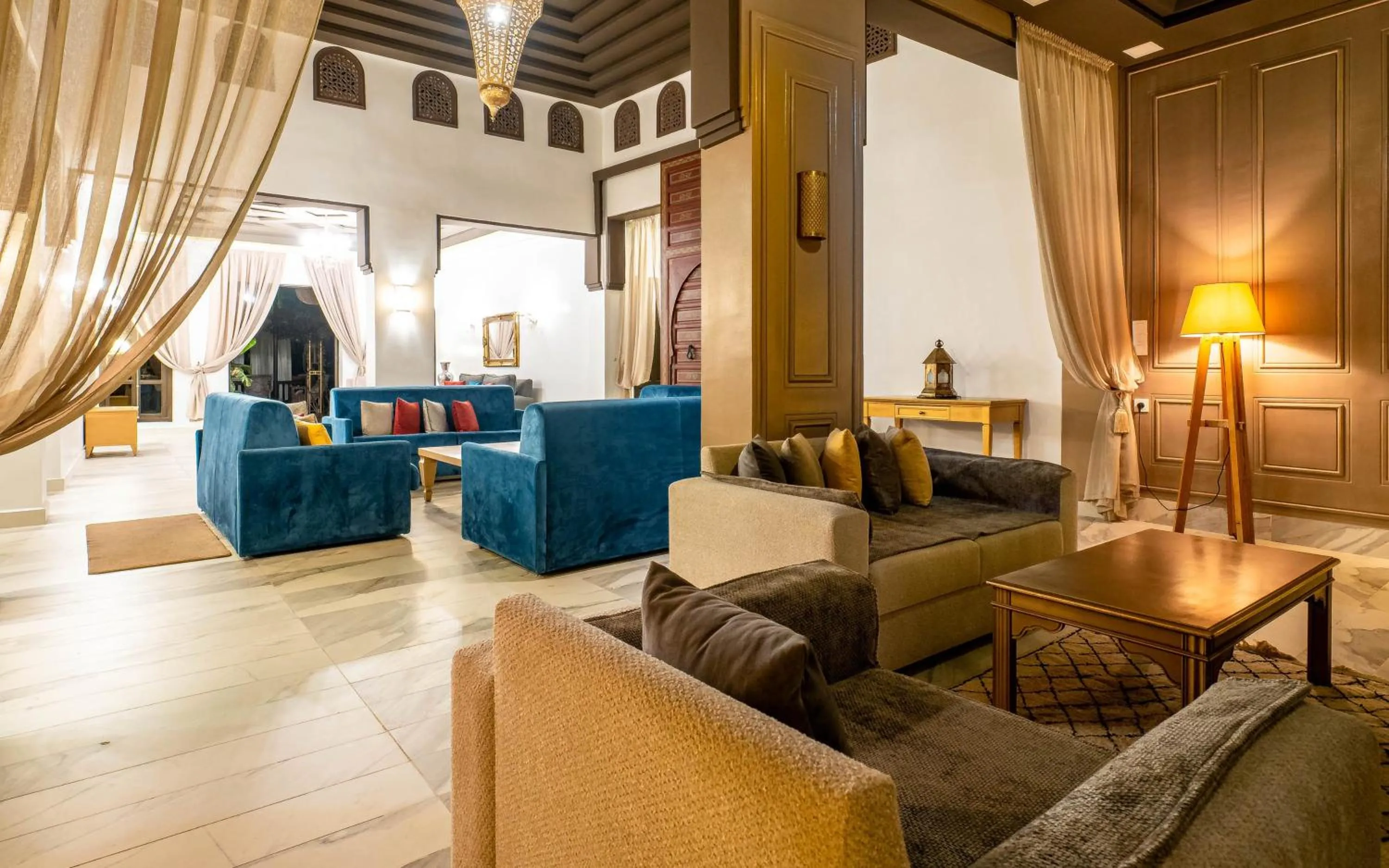 Living room in The Lemonary Marrakech