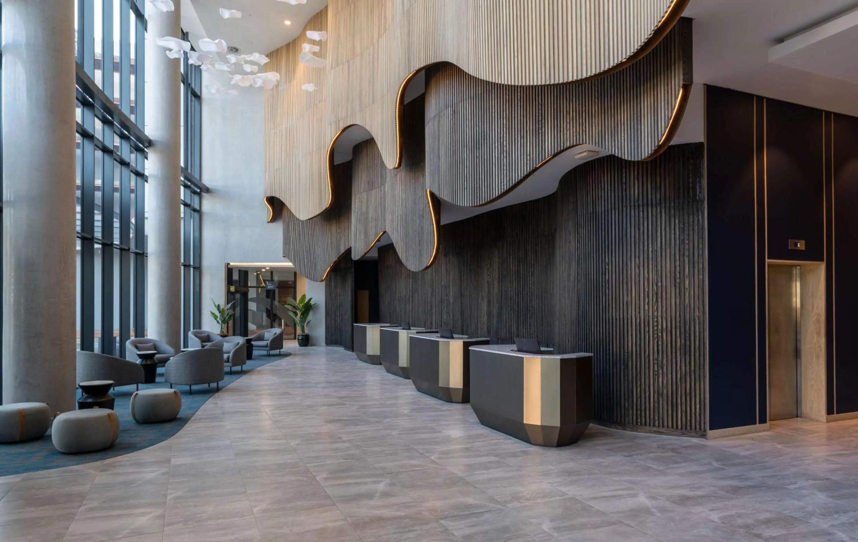 Lobby or reception in Radisson Blu Hotel, Durban Umhlanga