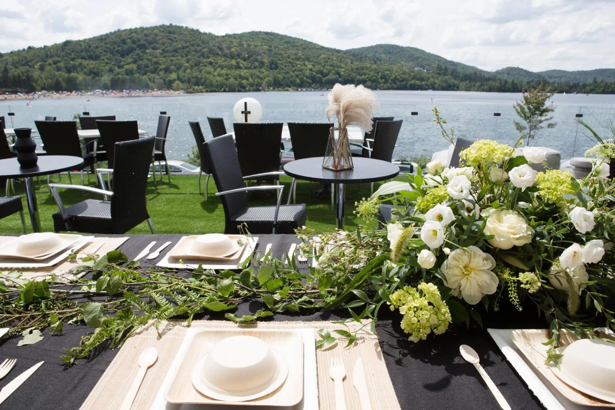 Patio in Auberge du Lac des Sables