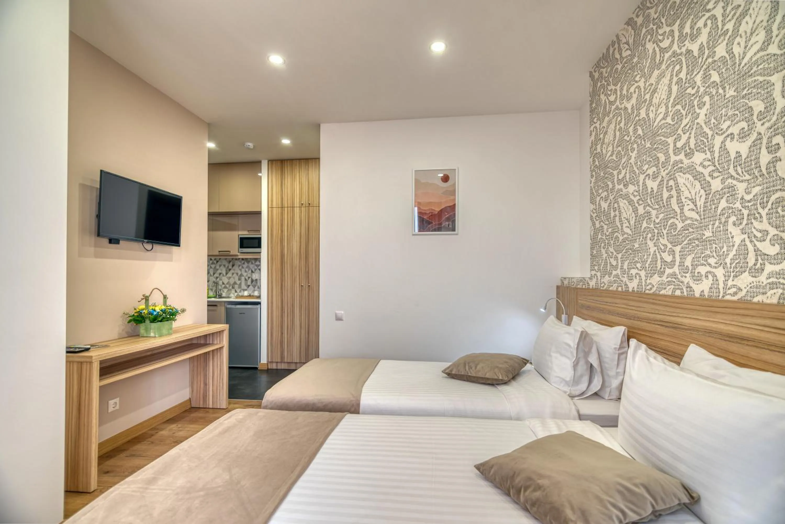 Bed in Orbeli Hotel Yerevan